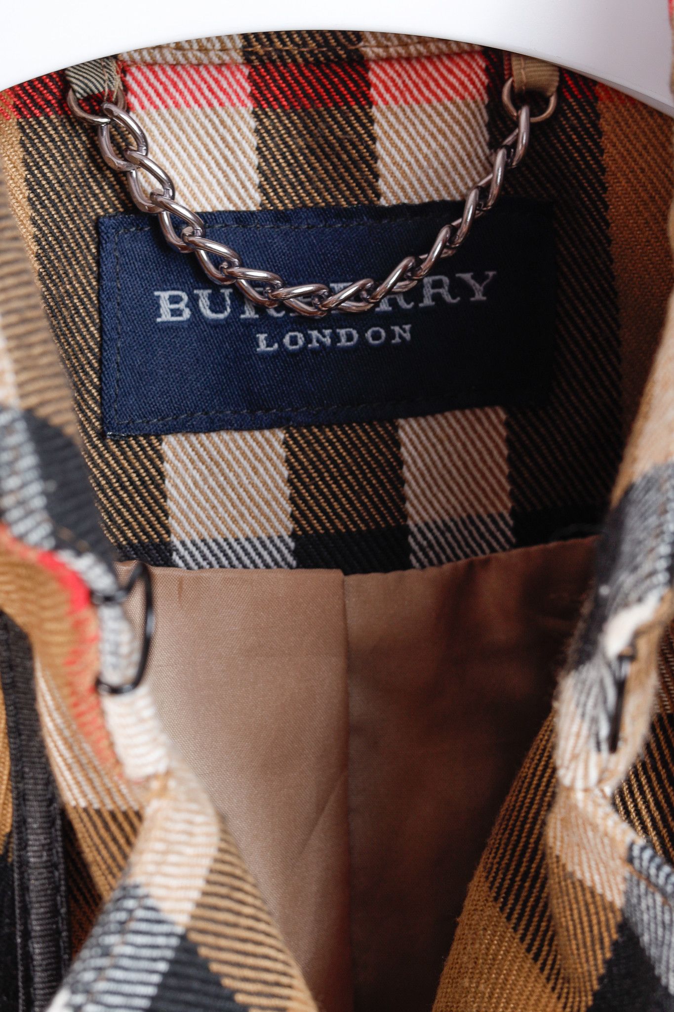 Burberry Burberry Heritage Check Brown Cotton Trench Size M / US 6-8 / IT 42-44 - 4 Thumbnail