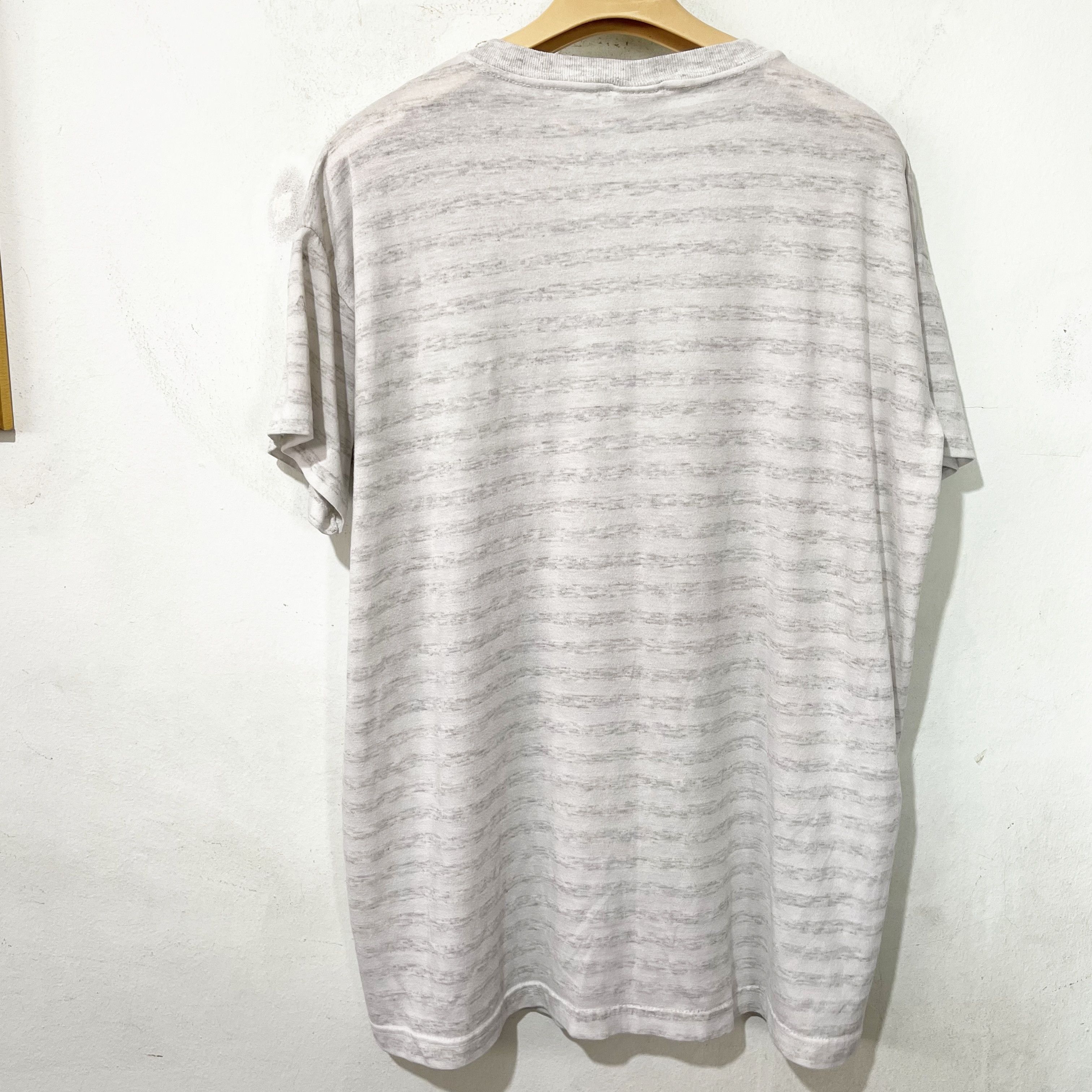 Vintage Vintage 90s Cat Striped Shirt Size US XL / EU 56 / 4 - 3 Thumbnail