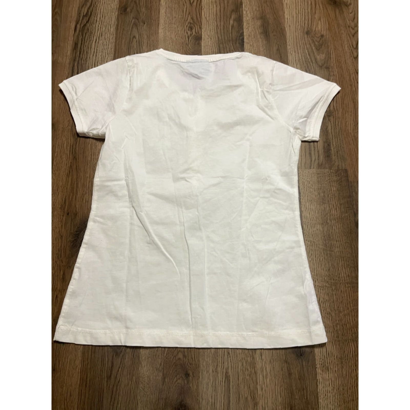Vintage Hofbrauhaus Munchen Shirt Womens Large White V-Neck Short Sleeve T-Shirt Casual Basic NY Size L / US 10 / IT 46 - 2 Thumbnail