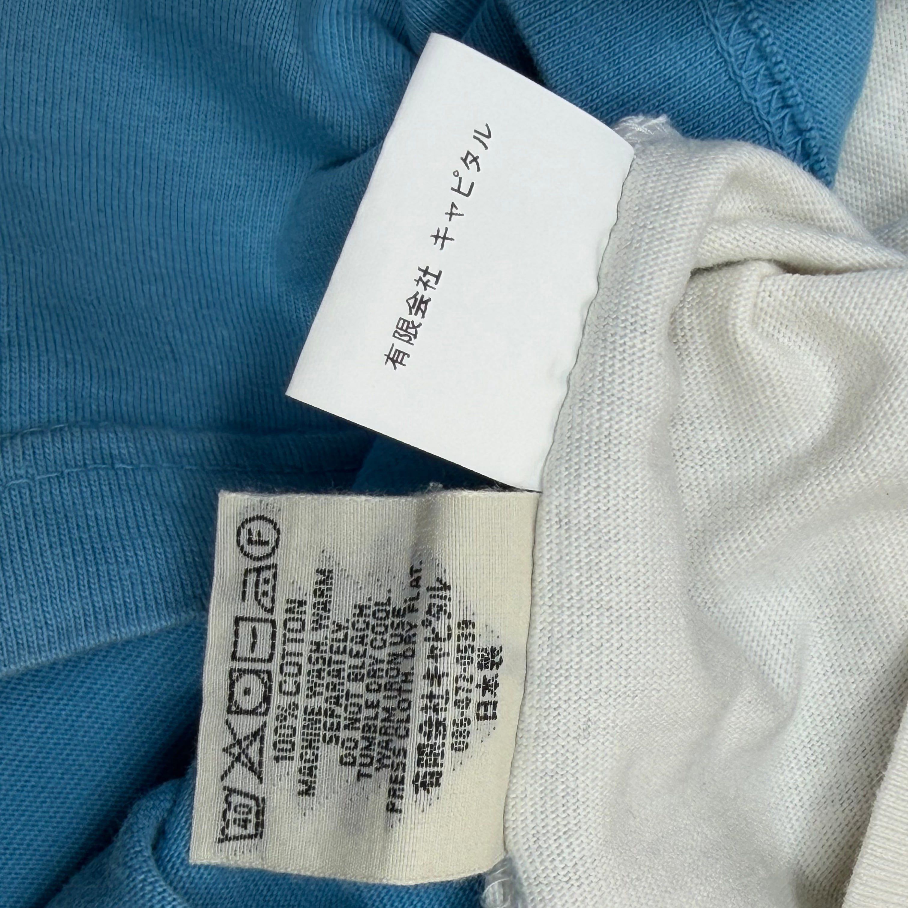 Kapital Kapital Tenjiku 2tone Big Blue Pocket Tee F (XL) Size US XL / EU 56 / 4 - 5 Thumbnail