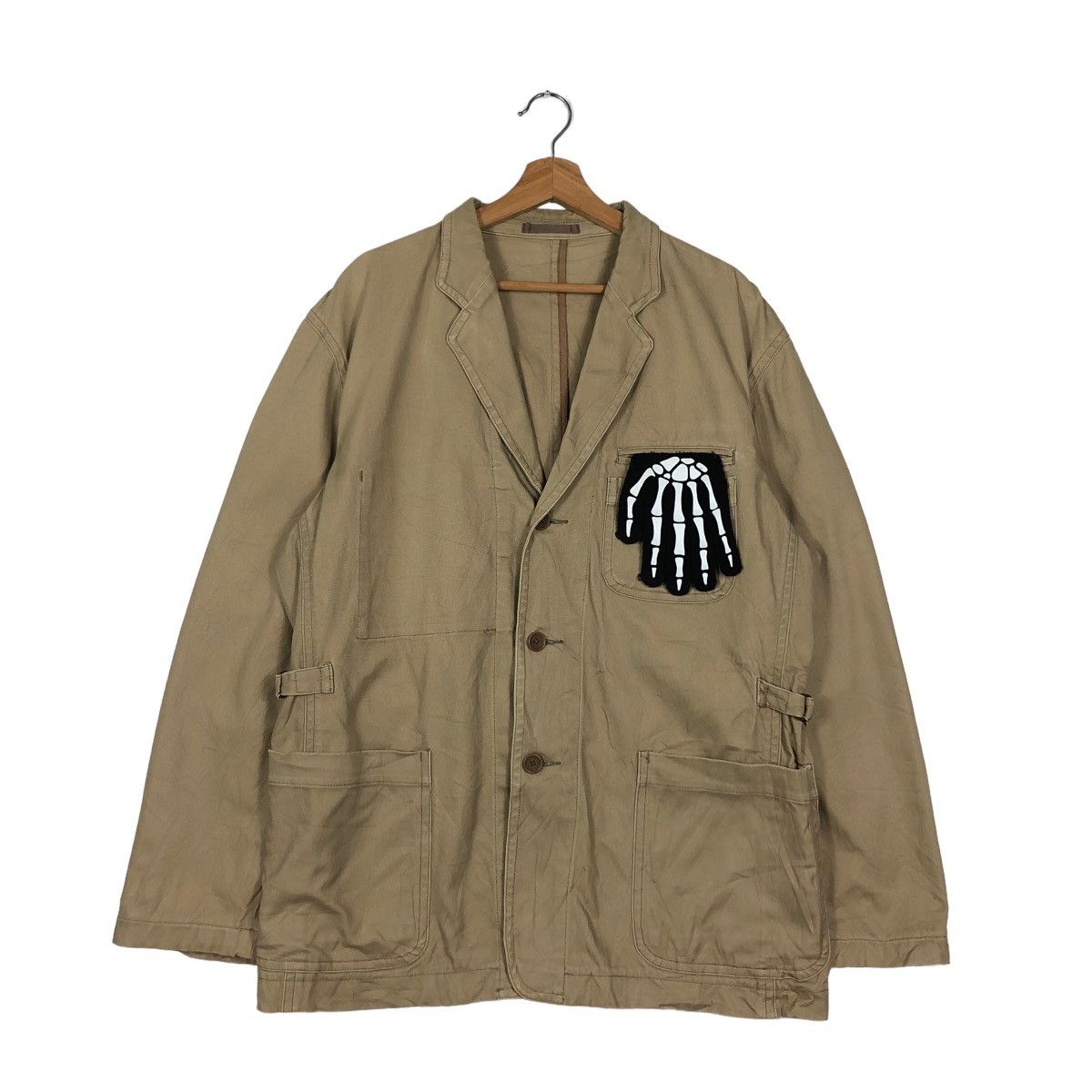 Japanese Brand 🔥CHORE WORK JACKET CROCODILE ISSEY MIYAKE DESIGN Size US L / EU 52-54 / 3 - 2 Thumbnail