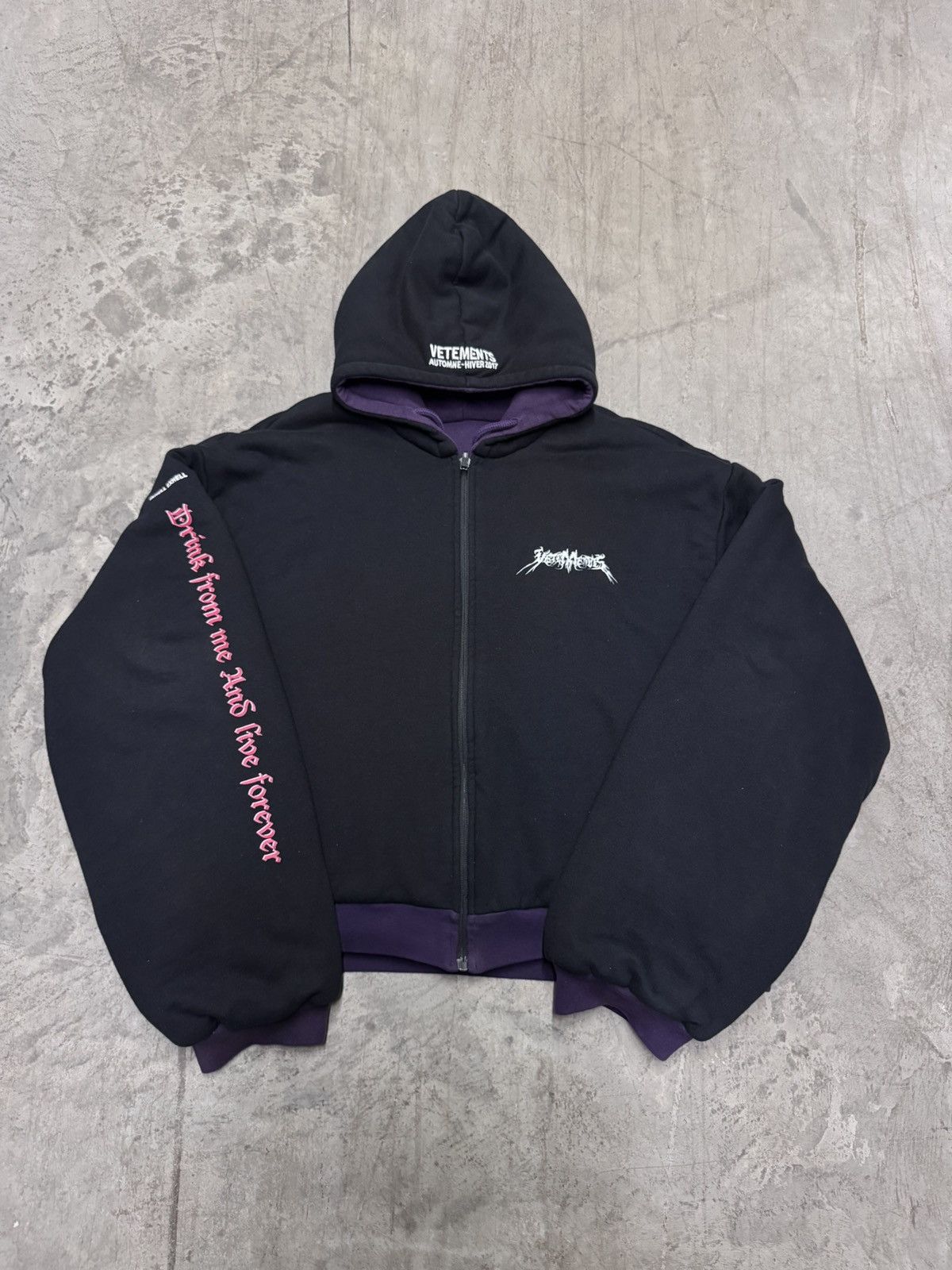 Vetements Vetements AW16 Total Fucking Darkness Eleven Inch Bomber Size US S / EU 44-46 / 1 - 2 Thumbnail