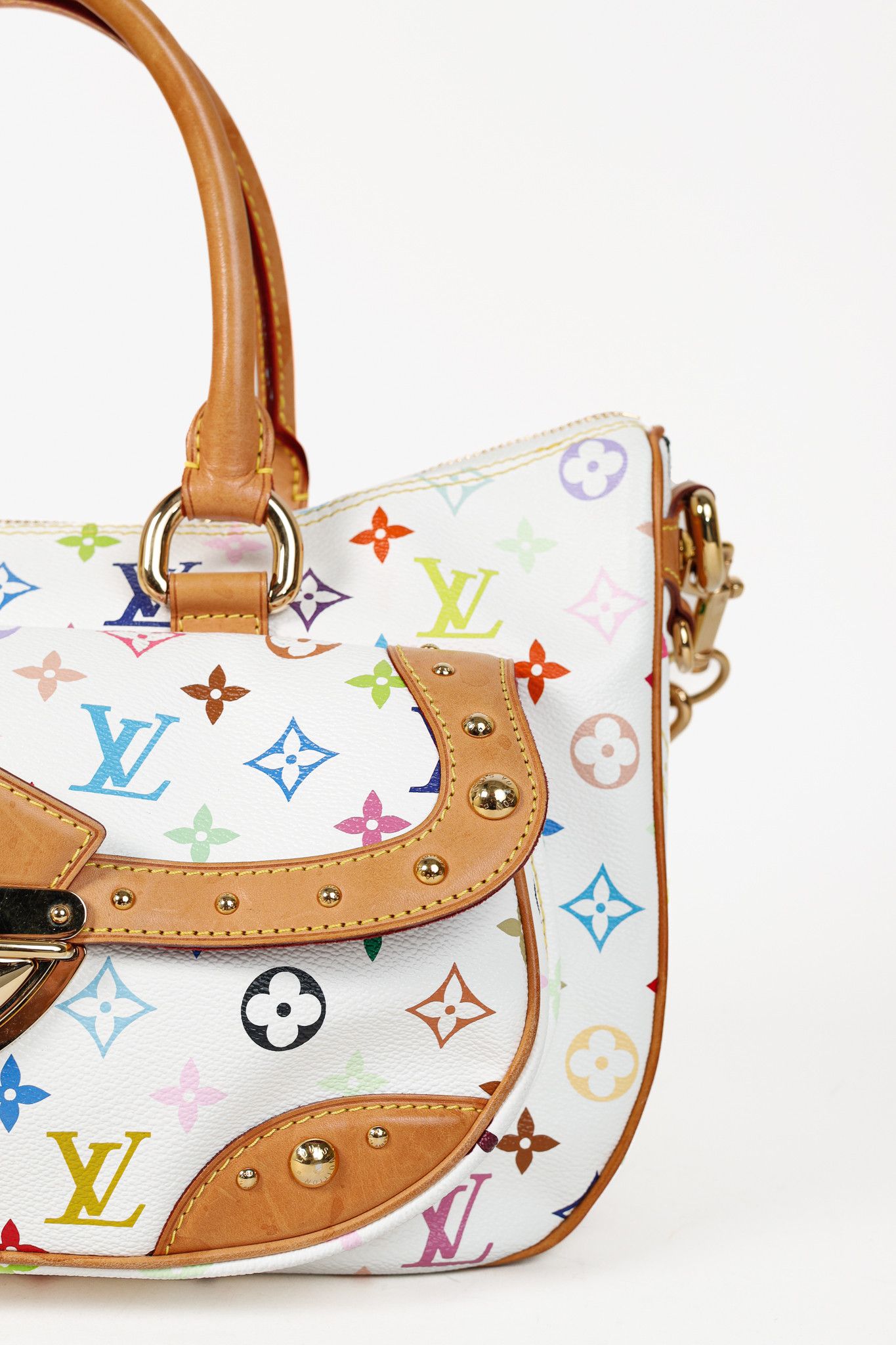 Louis Vuitton × Takashi Murakami Louis Vuitton Rita Multicolore Monogram Shoulder Bag Size ONE SIZE - 9 Thumbnail