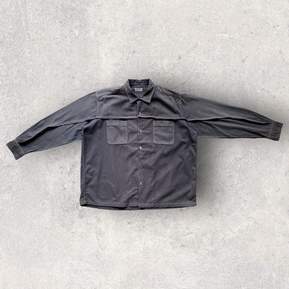Comme des Garcons Vintage AW95 Boxy Flannel Dye Shirt Size US L / EU 52-54 / 3 - 2 Thumbnail