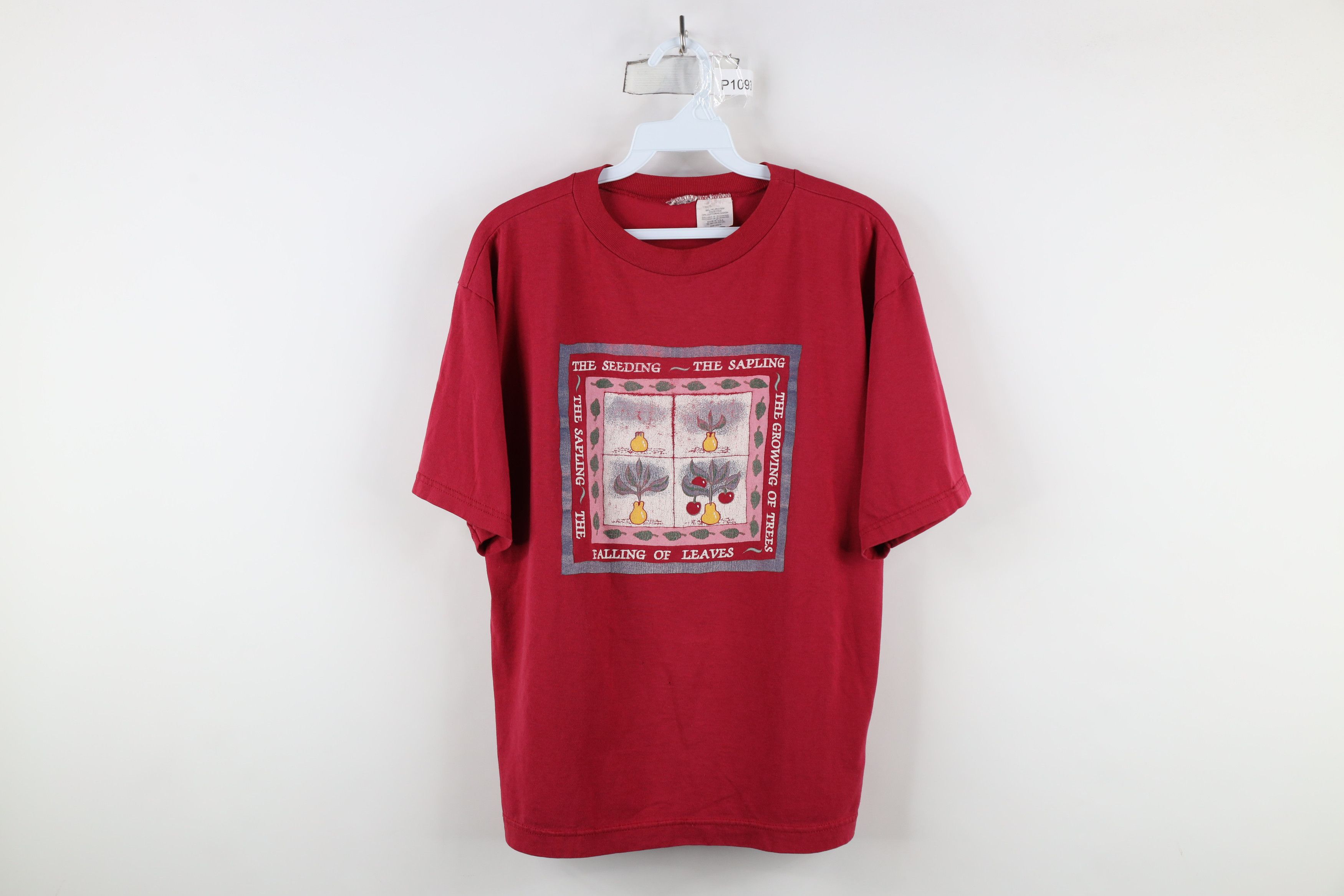 Vintage Vintage 90s Country Primitive Garden Apple Tree T-Shirt USA Size L / US 10 / IT 46 - 1 Thumbnail