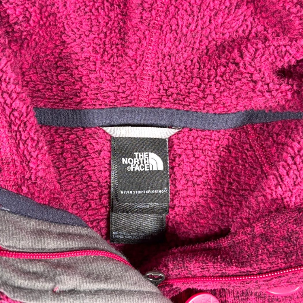 The North Face The North Face SweatER Womens M Pink Heather Mock Neck Hooded Raglan Sleeve Logo Fleece Pullover Size M / US 6-8 / IT 42-44 - 6 Thumbnail