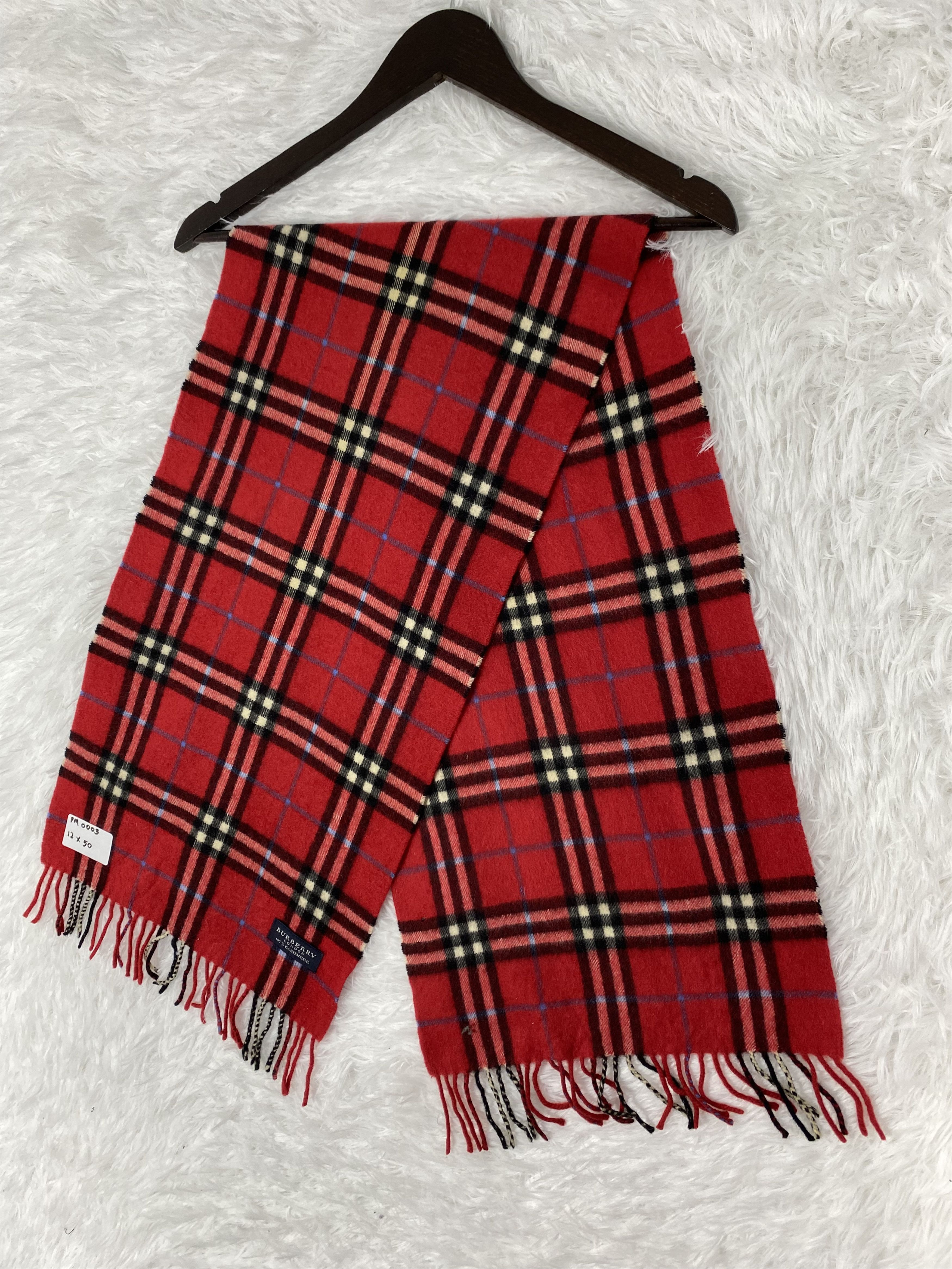 Burberry Vintage Burberry Scarf / Muffler Neckwear PM0003 Size ONE SIZE - 4 Thumbnail