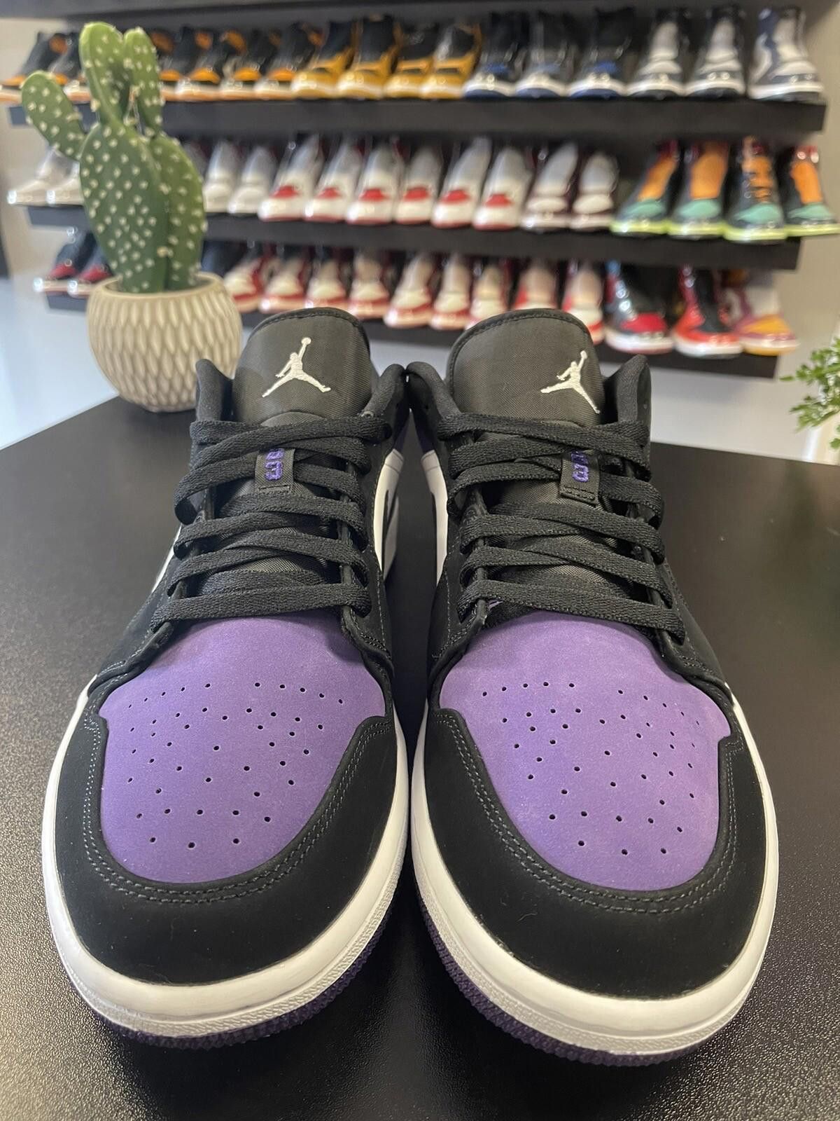 Jordan Brand Size 13 - Nike Air Jordan 1 Low Court Purple 553558-125 Size US 13 / EU 46 - 2 Thumbnail