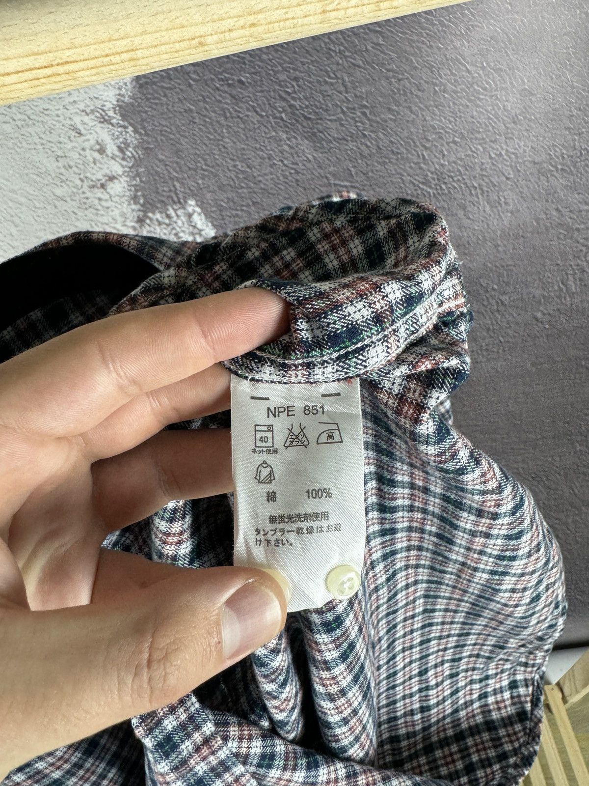 Japanese Brand × Kansai Yamamoto × Vintage Kansai Jeans vintage flannel long sleeve shirt checkered Size US L / EU 52-54 / 3 - 12 Thumbnail