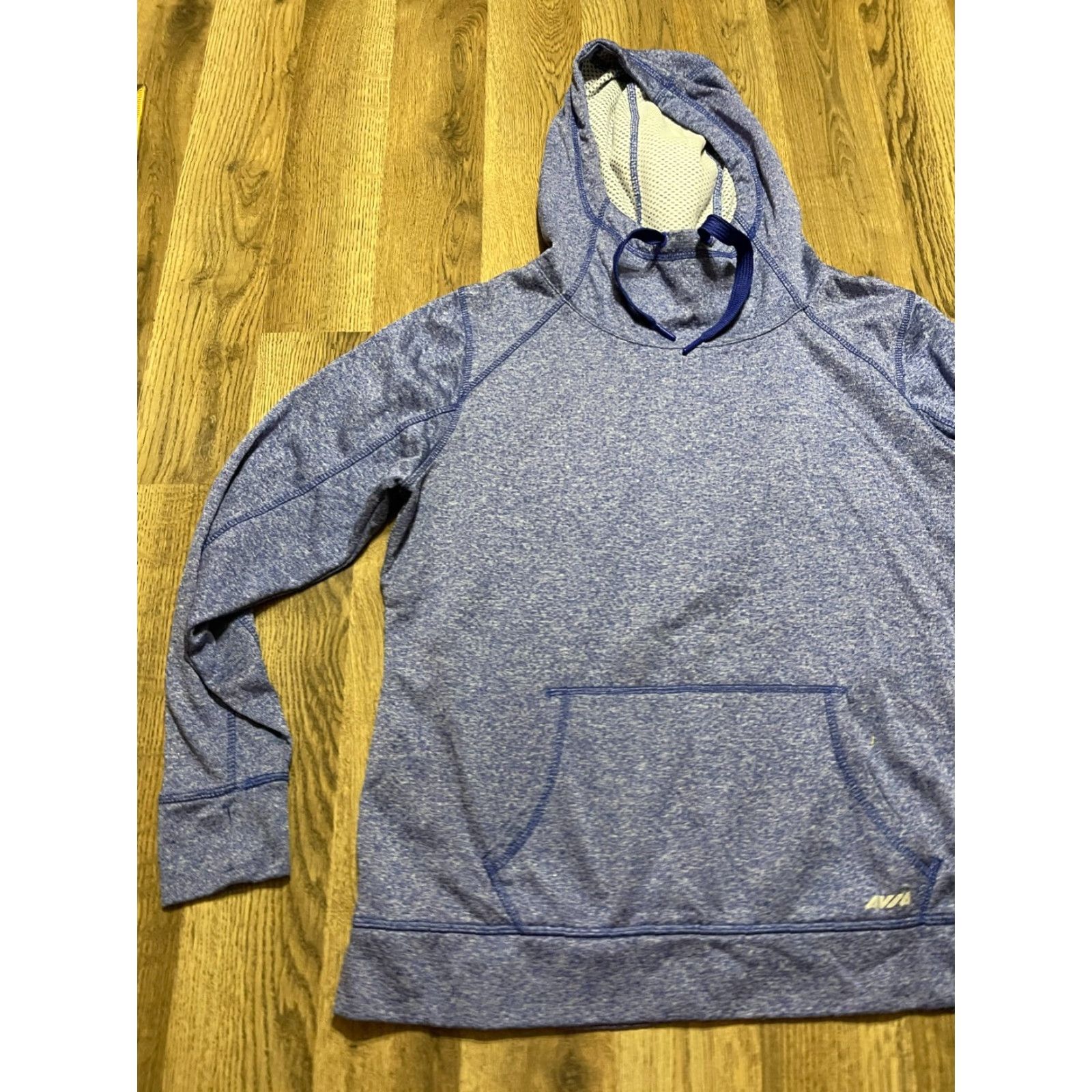 Avia Avia Hoodie Womens XL Blue Pullover Drawstring Pocket Size XL / US 12-14 / IT 48-50 - 4 Thumbnail