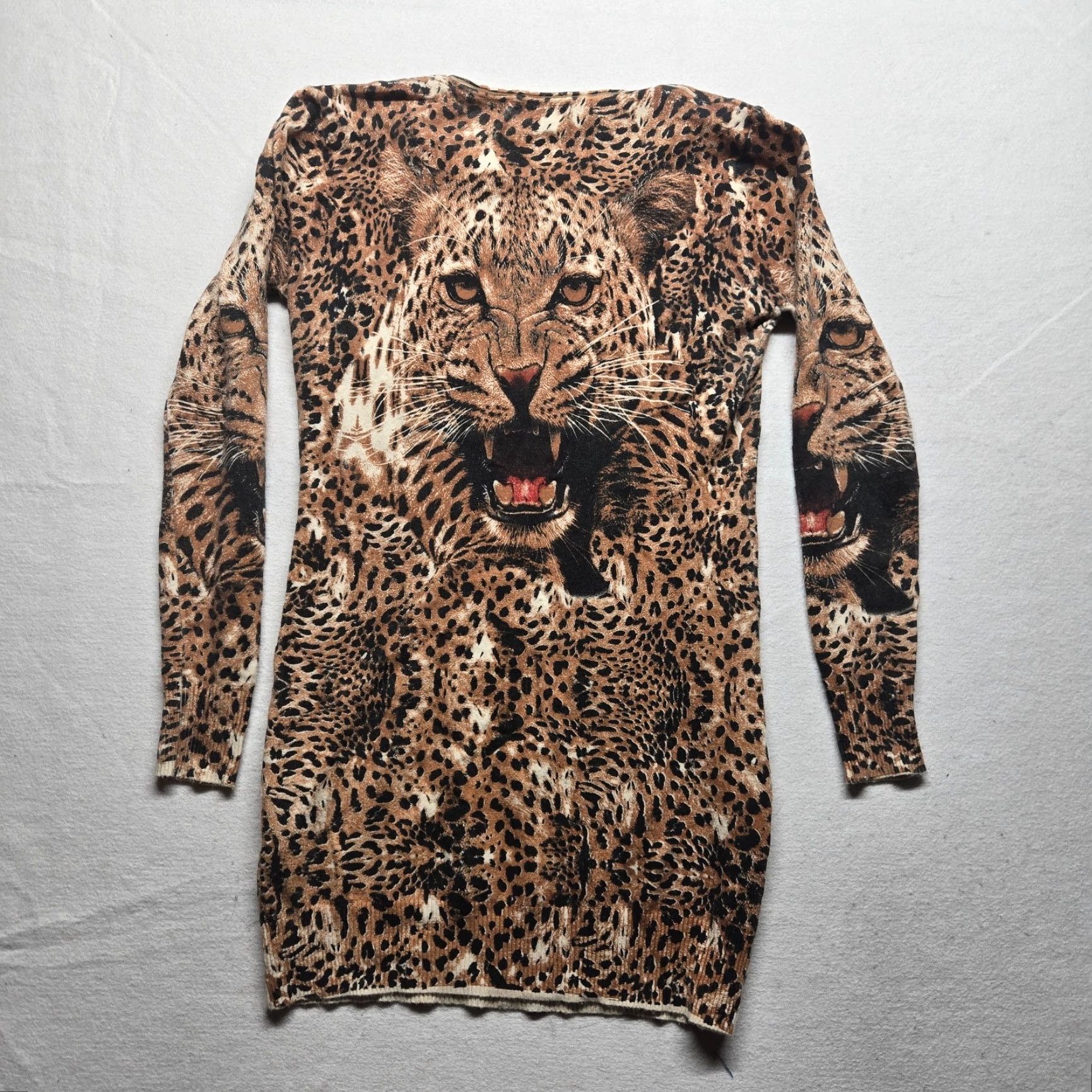 Vintage King Fashion T-Shirt Adult Women's S Small Tunic Cheetah Nightgown tee Size S / US 4 / IT 40 - 8 Thumbnail
