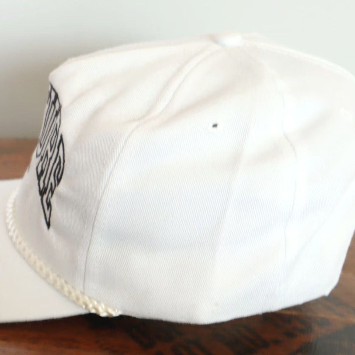 Vintage VINTAGE Raw Kulture by Cobra White Twill Snapback Hat Men One Size Size ONE SIZE - 3 Thumbnail