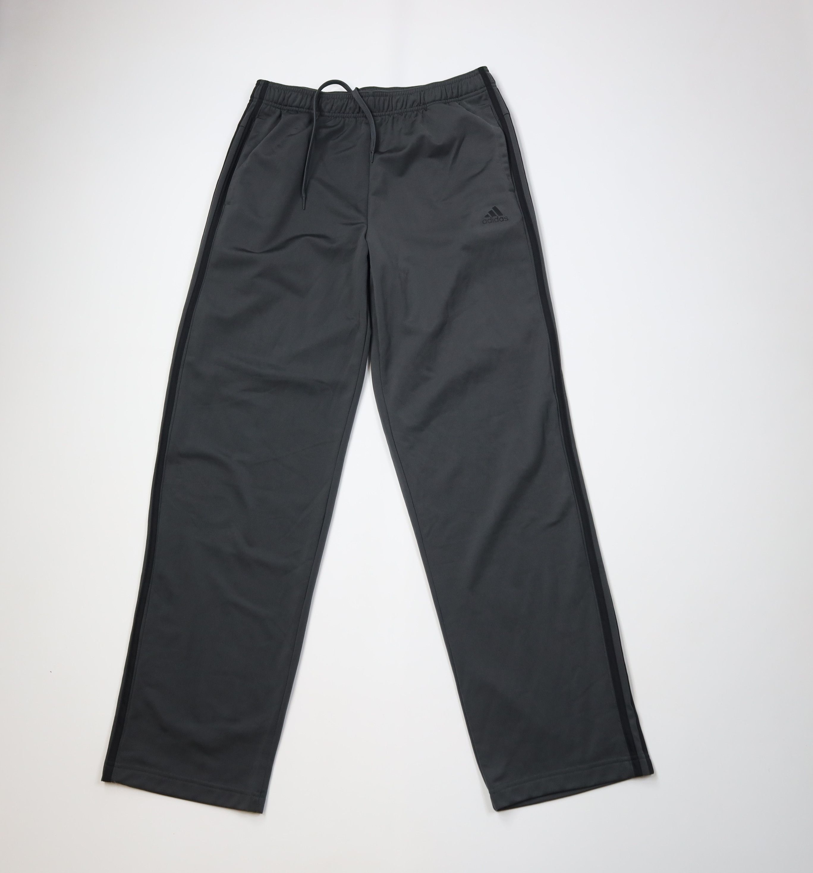 Adidas Y2K Adidas Spell Out Striped Wide Leg Sweatpants Pants Gray Size US 36 / EU 52 - 1 Thumbnail