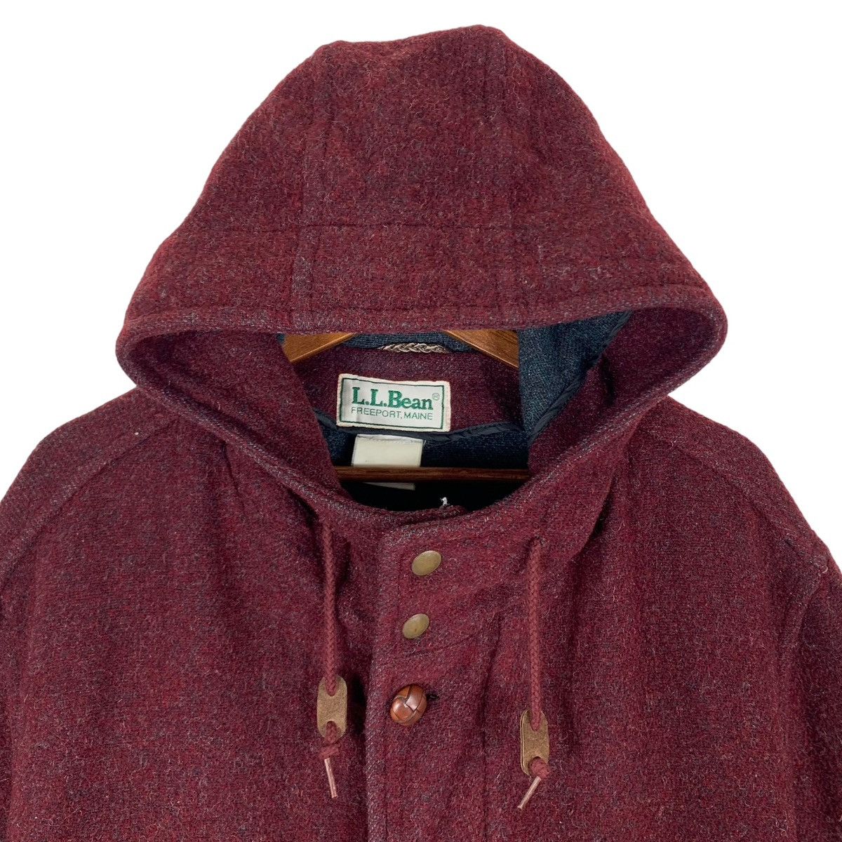 L.L. Bean × Vintage VINTAGE L.L. BEAN OUTDOOR WOOL HOODIE PARKA JACKET Size US M / EU 48-50 / 2 - 5 Thumbnail