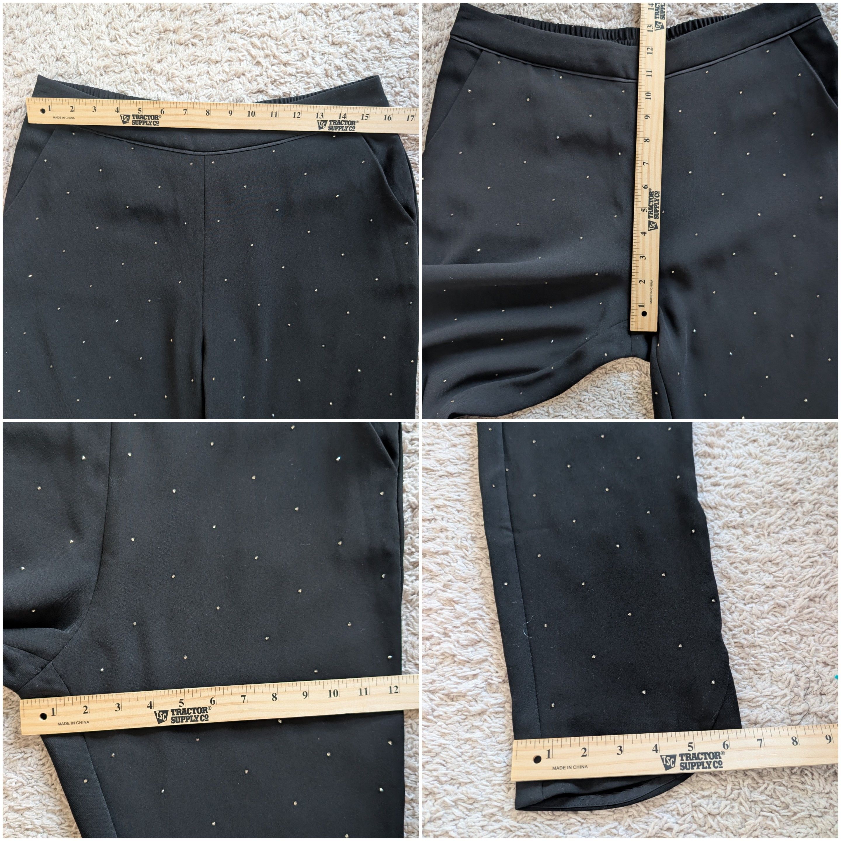 Ted Baker Ted Baker London Crystal Embellished Trousers Size 30" / US 8 / IT 44 - 8 Thumbnail