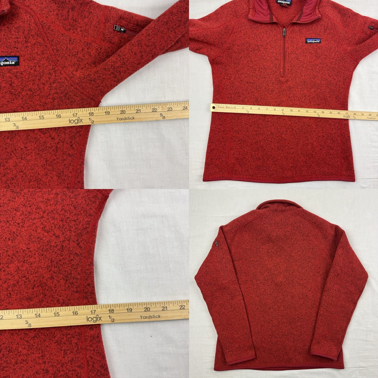 Patagonia Patagonia Better Sweater Jacket Womens Medium Red Collared Zip Fall 2016 B Size M / US 6-8 / IT 42-44 - 8 Thumbnail
