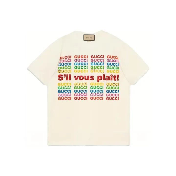 Gucci Gucci Logo Print Loose Fit T-Shirt-2507 Size XS / US 0-2 / IT 36-38 - 7 Thumbnail