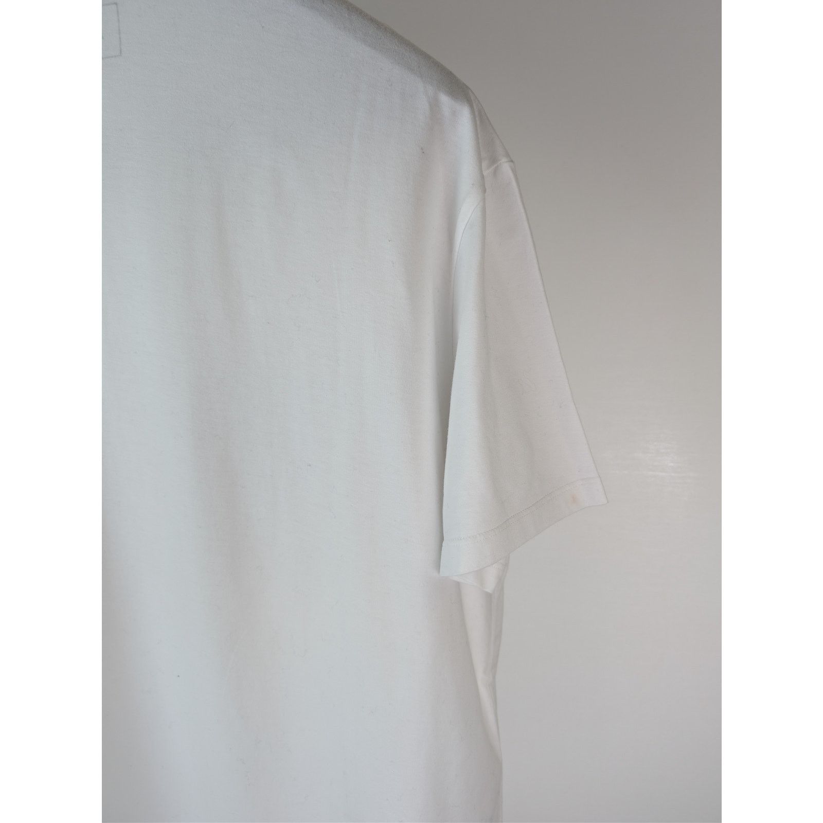 Balmain o1rshd1 Dangerous Print Cotton Crewneck T-Shirt in White Size US S / EU 44-46 / 1 - 14 Thumbnail