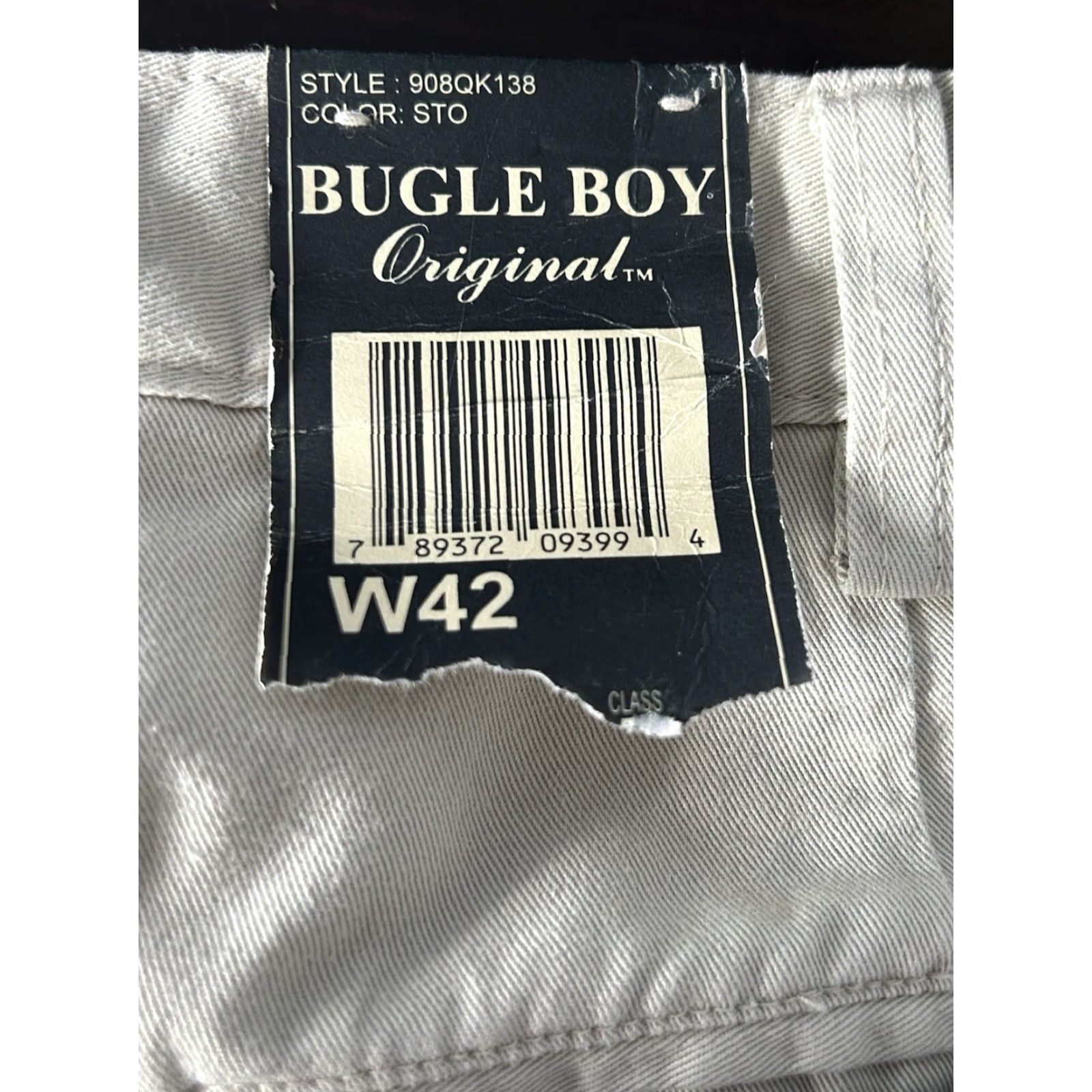 Bugle Boy NWT Bugle Boy Mens Cargo Shorts Khaki 42 Regular Beige Canvas 90s Vintage NWT Bugle Boy Casual Cargo Shorts Mens 42 Beige Canvas 90s Size US 42 / EU 58 - 5 Thumbnail