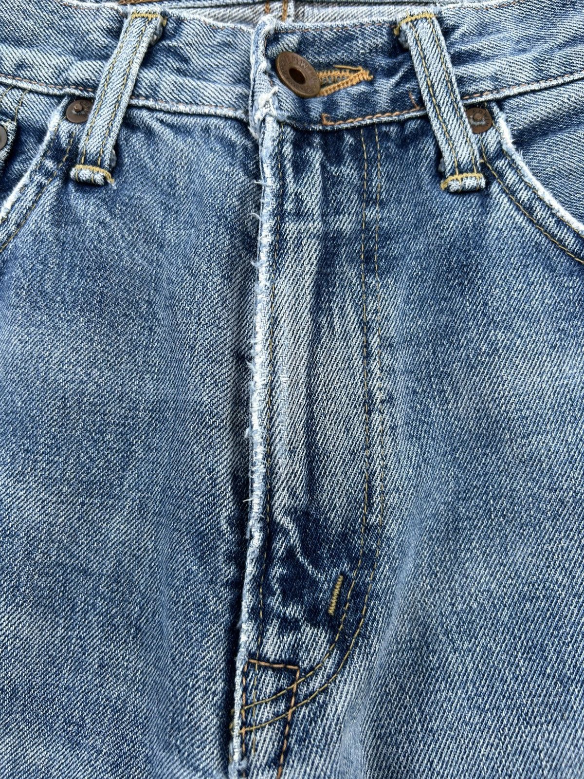 Kapital Vintage Edwin 505X Selvedge Distressed Denim Jeans Size US 30 / EU 46 - 10 Thumbnail