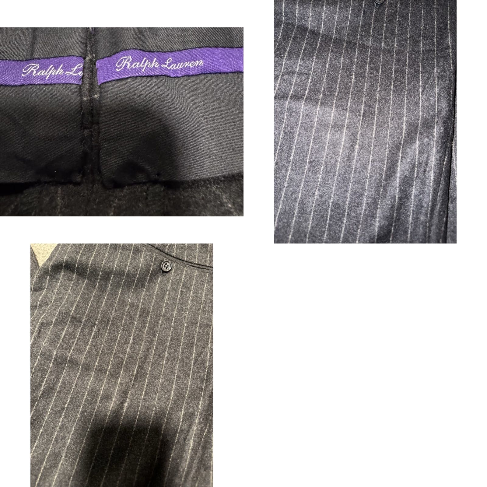 Ralph Lauren Purple Label Ralph Lauren Purple Label Flat Front Dress Pants Side Tabs Wool Men's W32s/L27 Pants Dress Size US 32 / EU 48 - 11 Thumbnail
