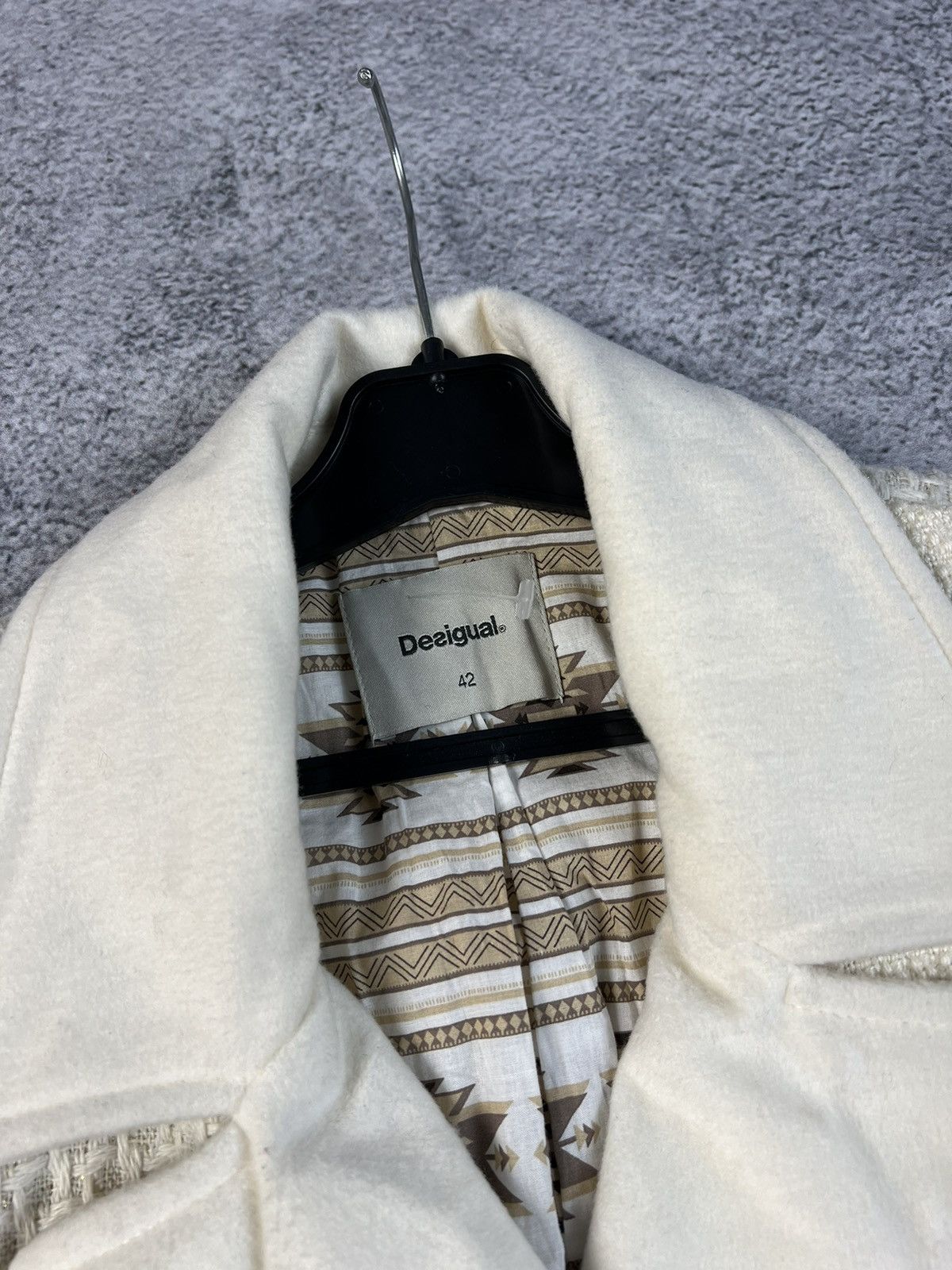 Designer × Desigual Desigual white luxury coat Size M / US 6-8 / IT 42-44 - 6 Thumbnail
