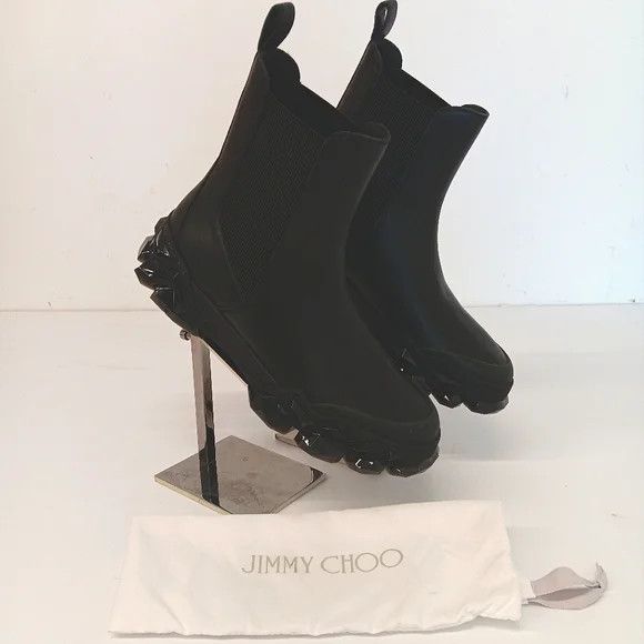 Jimmy Choo Men's Diamond X Chelsea Boots - EU43.5/US10.5