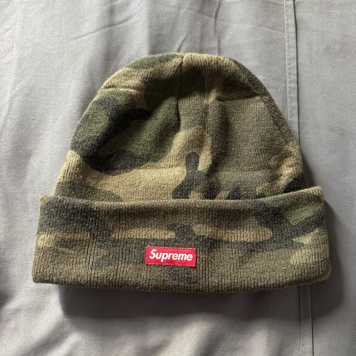 Supreme Camo Beanie | Grailed
