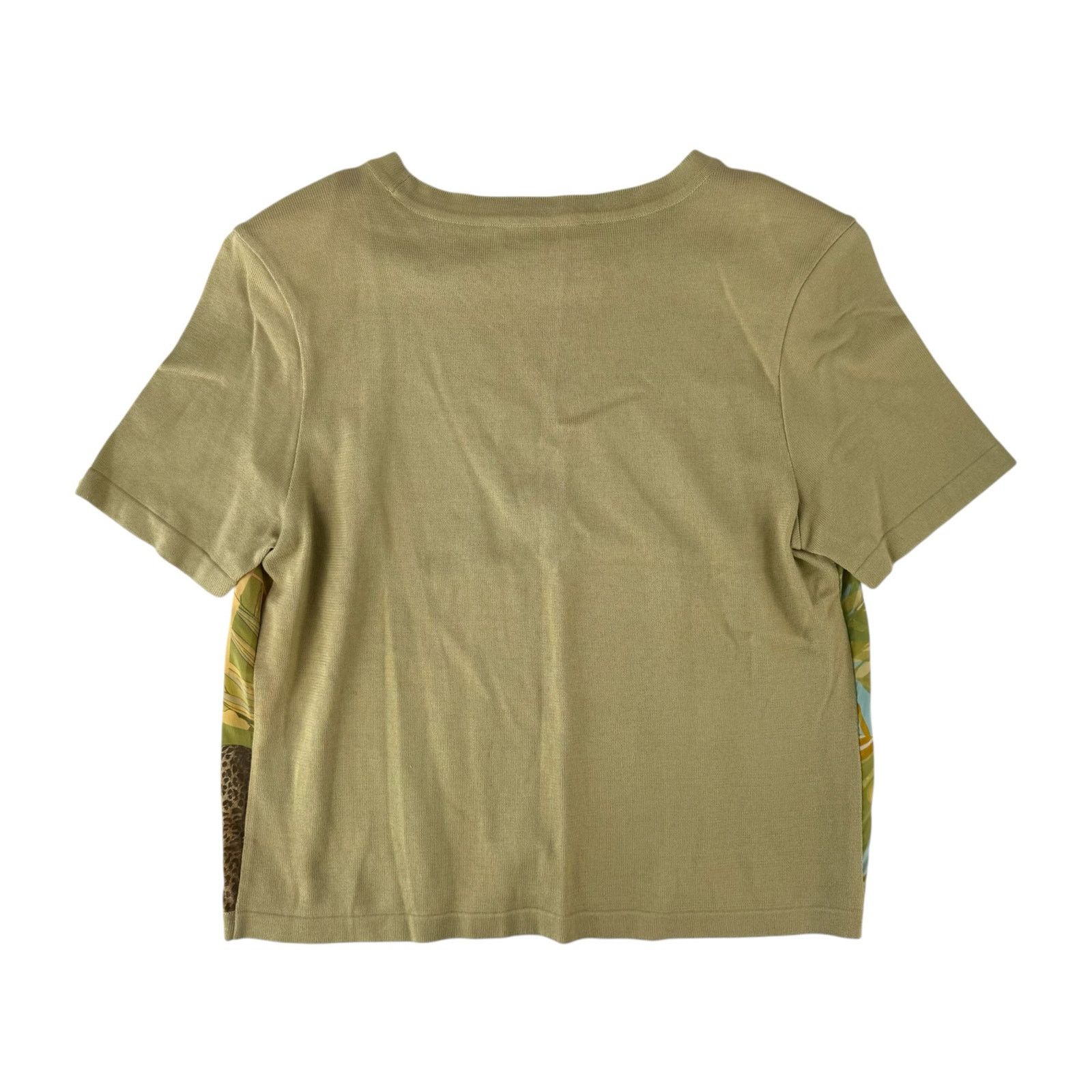 Salvatore Ferragamo Ferragamo Silk Short Sleeve Shirt Size M / US 6-8 / IT 42-44 - 4 Thumbnail