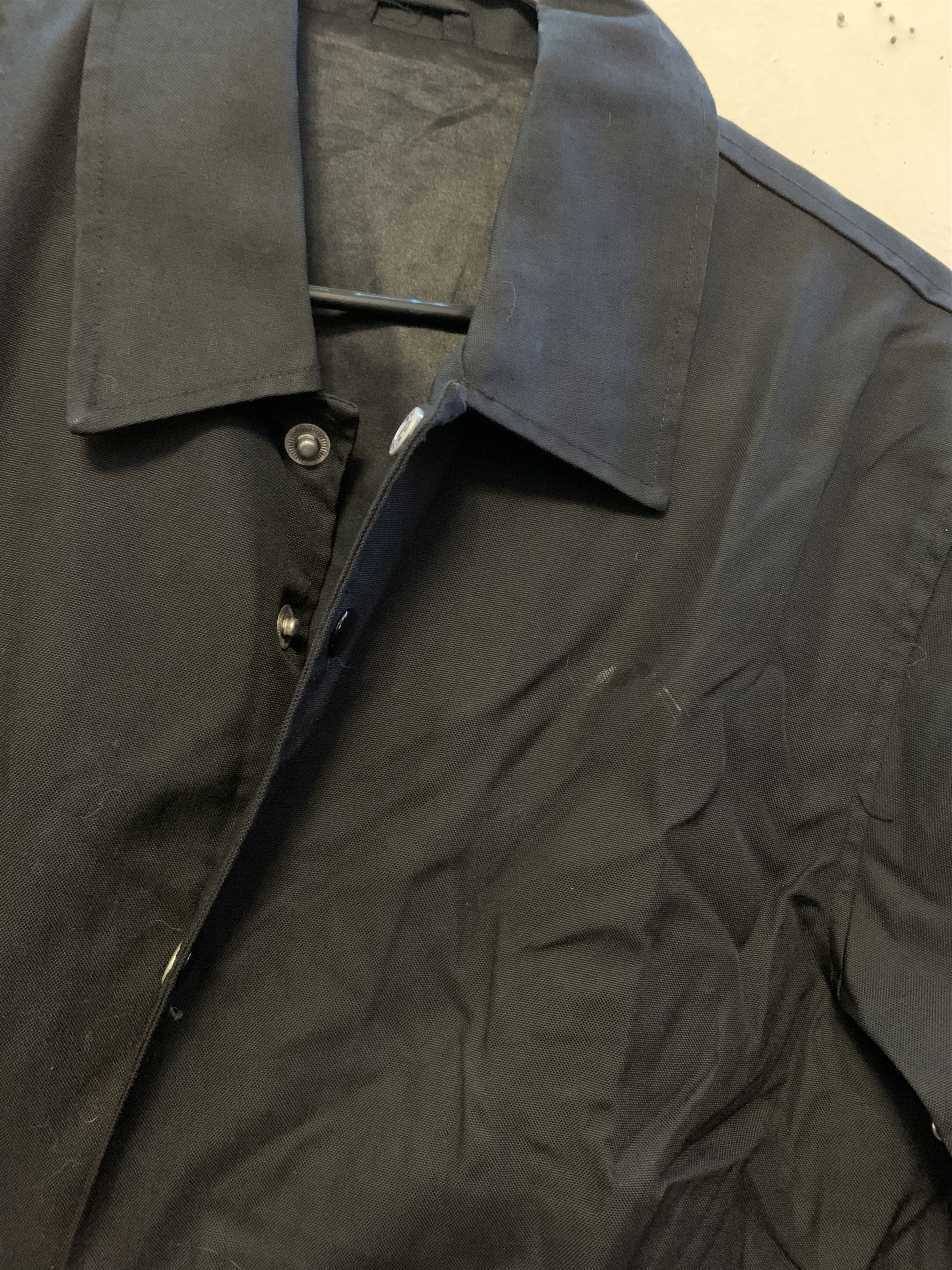 Richardson RICHARDSON Coach Jacket ⊛ BLACK ⊛ Gently Used w/ Minor Flaw Size US M / EU 48-50 / 2 - 4 Thumbnail