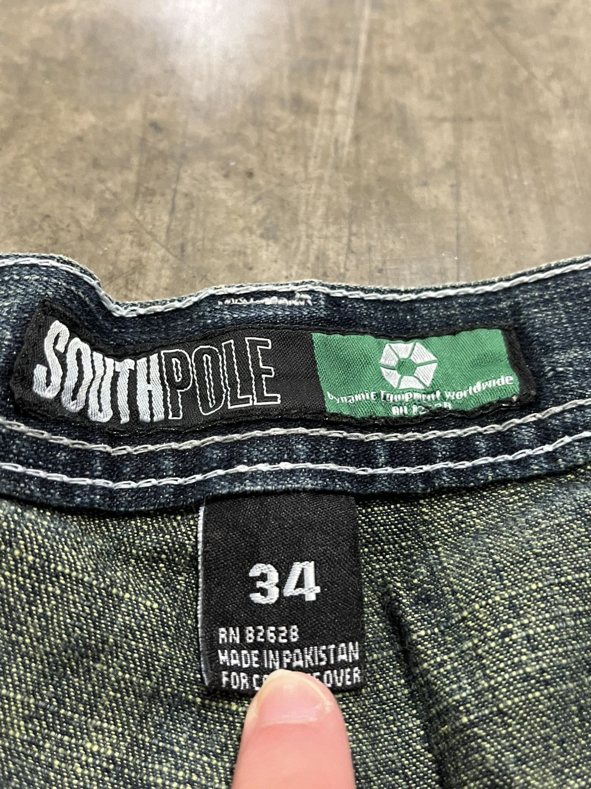 Southpole × Vintage Southpole y2k baggy faded denim wide leg skater rare hype Size US 34 / EU 50 - 12 Thumbnail