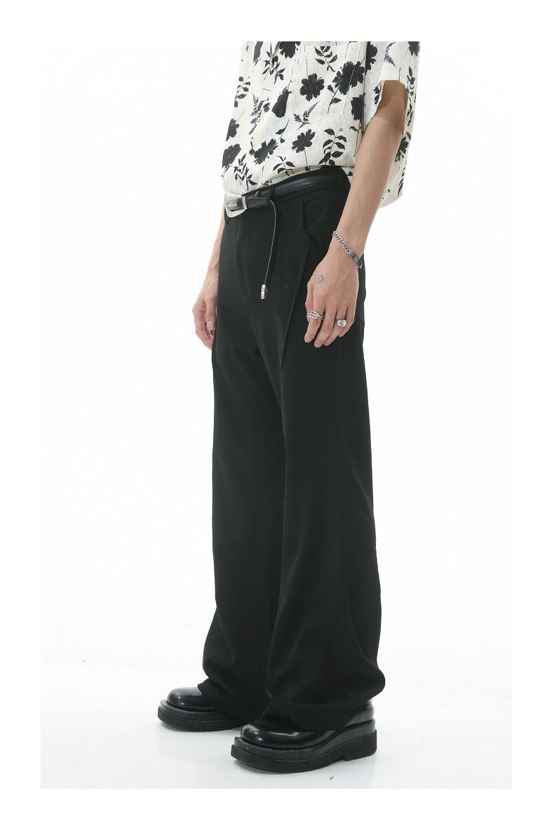 Japanese Brand Japanese retro high waist loose flared casual trousers Size US 32 / EU 48 - 3 Thumbnail