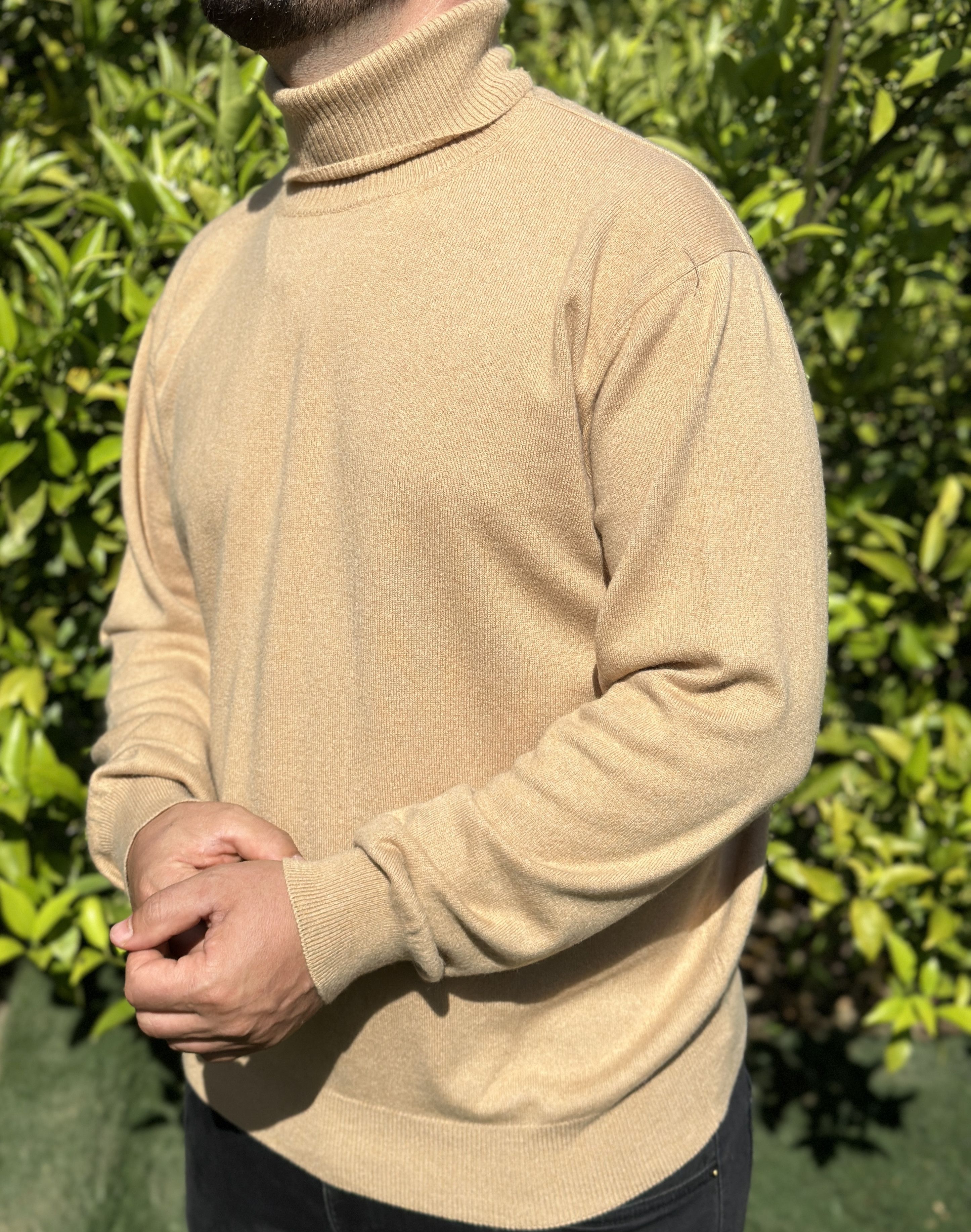Brioni Cashmere Brioni Solid Light Turtle Neck Size 2XL Slim Fit Size US XXL / EU 58 / 5 - 10 Thumbnail