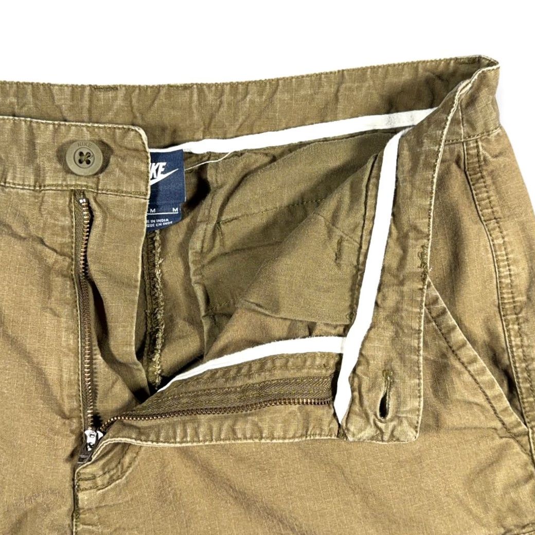 Nike Nike Shorts Mens 32 Green Cargo Ripstop Utility Swoosh Zip Military Size US 32 / EU 48 - 4 Thumbnail