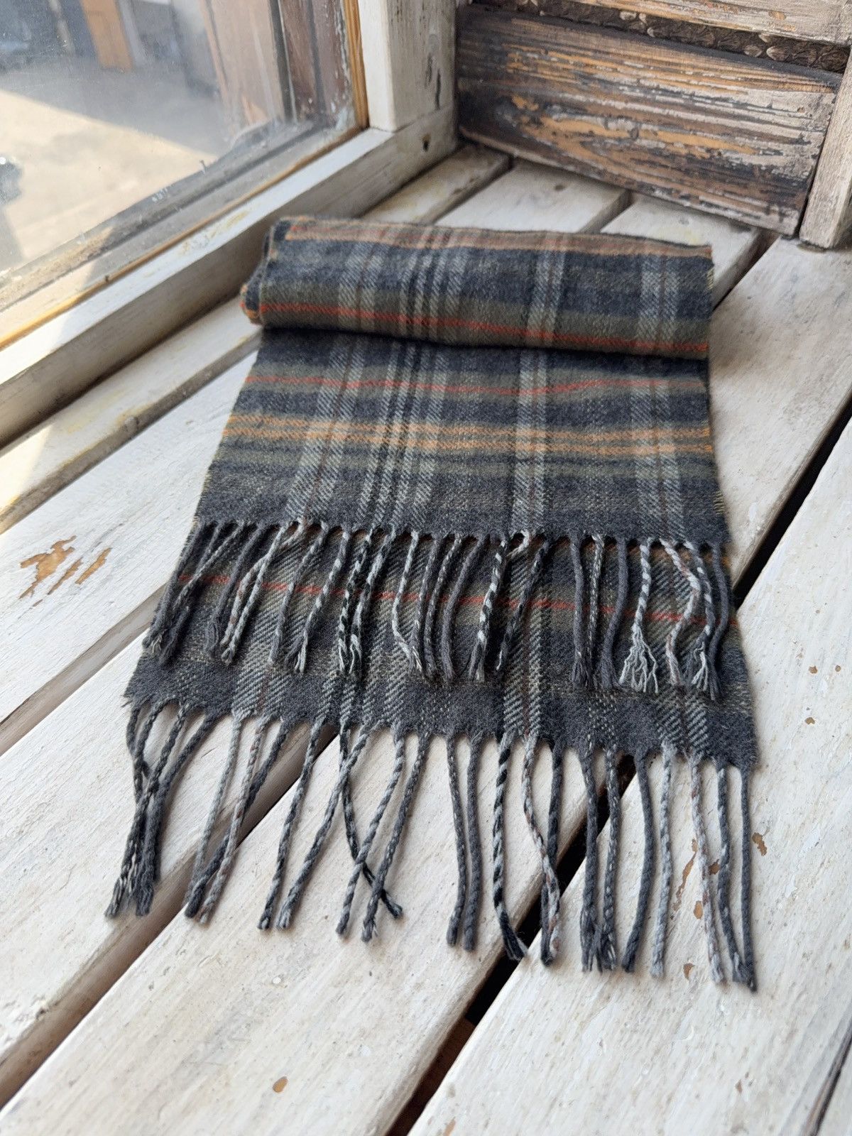 Vintage Vintage England / Scotland Casual scarf / muffer winter 90s Size ONE SIZE - 3 Thumbnail