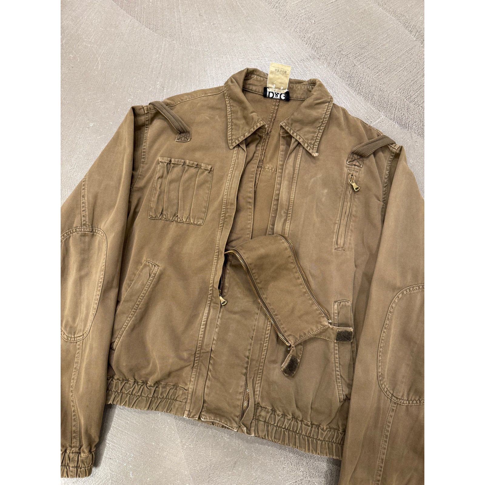 Dolce & Gabbana F/W 2003 Dolce & Gabbana Military aviatore double zip Jacket Size US M / EU 48-50 / 2 - 4 Thumbnail