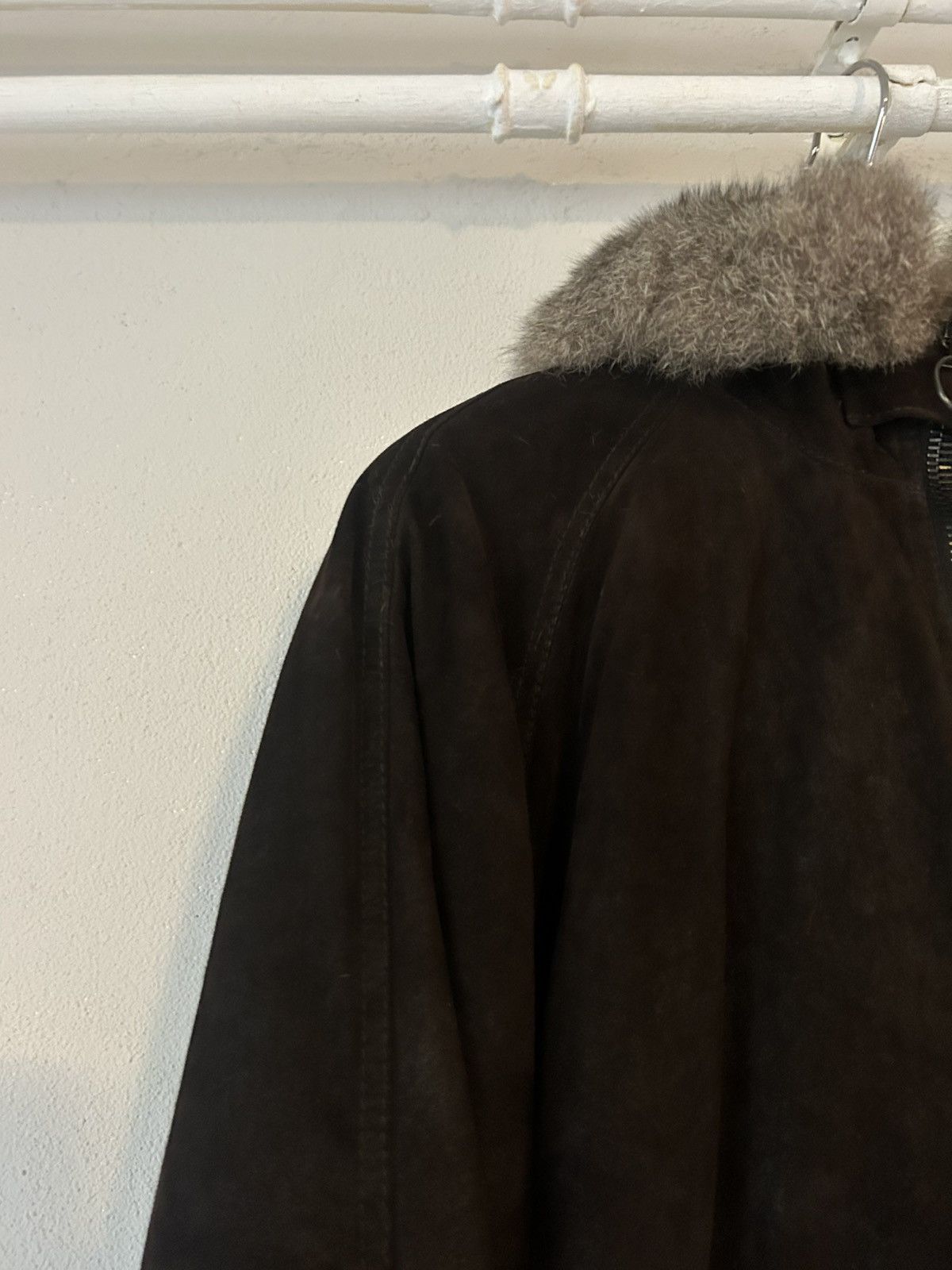 Prada Prada Shearling and Suede Aviator Jacket Size US M / EU 48-50 / 2 - 3 Thumbnail