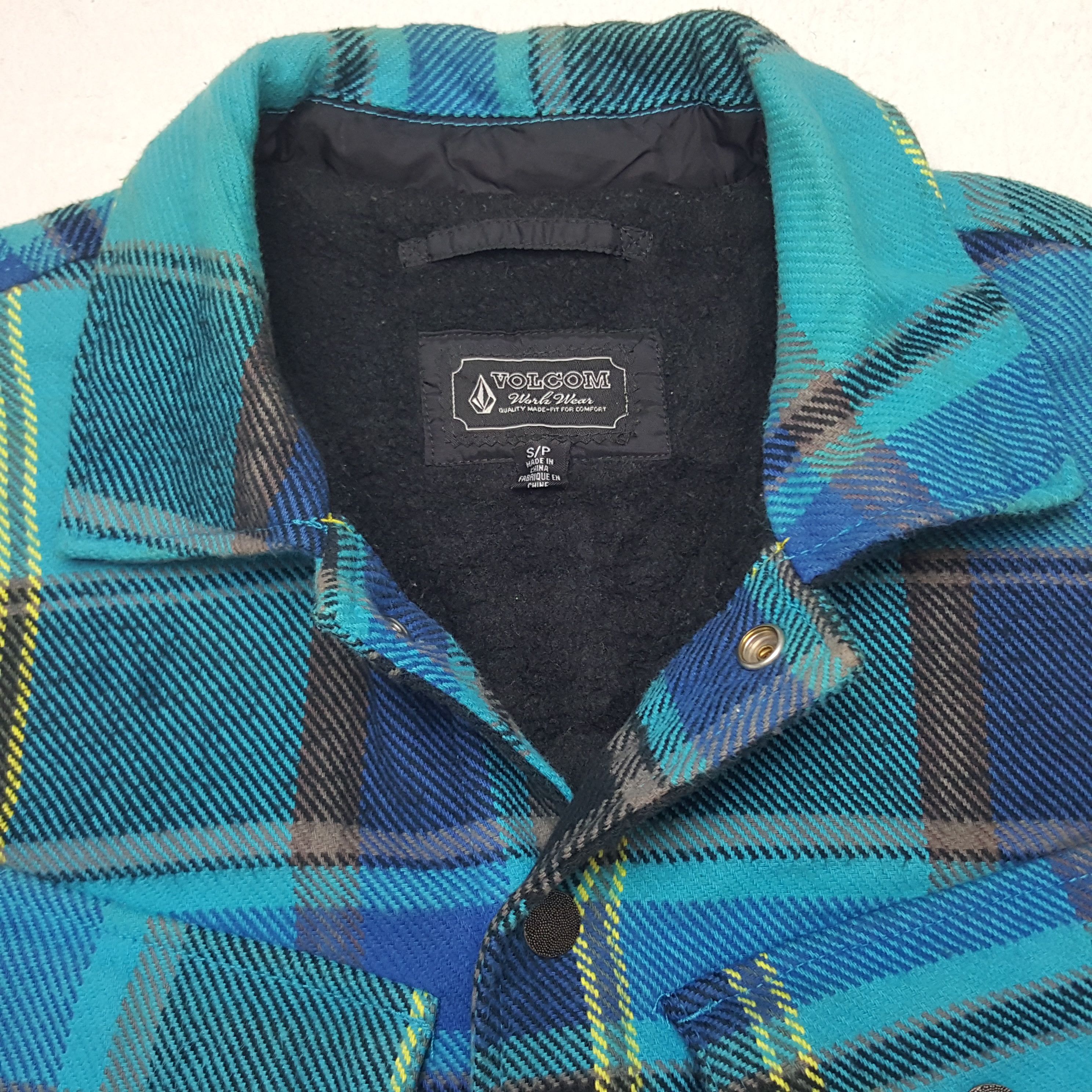 Vintage × Volcom Vintage Volcom American Style Fleece Shirt Jacket Size US M / EU 48-50 / 2 - 5 Thumbnail