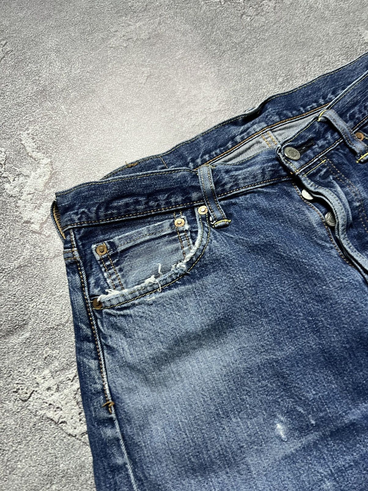 Levi's Vintage Levis Jeans Pants Wash Blue Big Logo 501 34/30 M-L Size US 34 / EU 50 - 9 Thumbnail