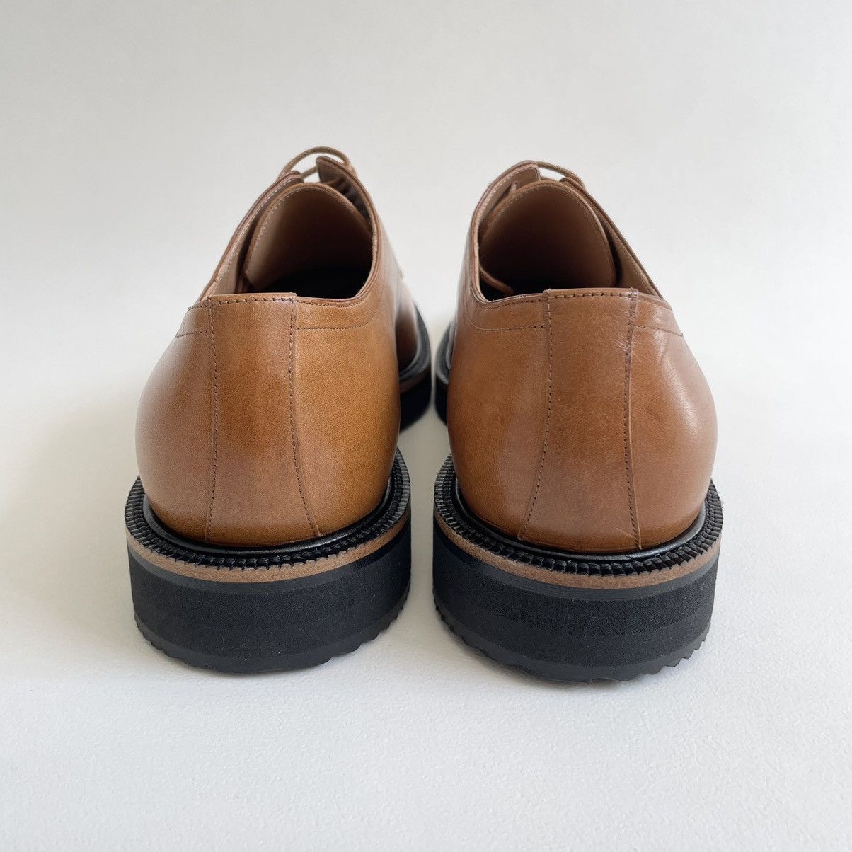 Dries Van Noten S/S 20 Tan Leather Derby Shoes Size US 9 / EU 42 - 12 Thumbnail