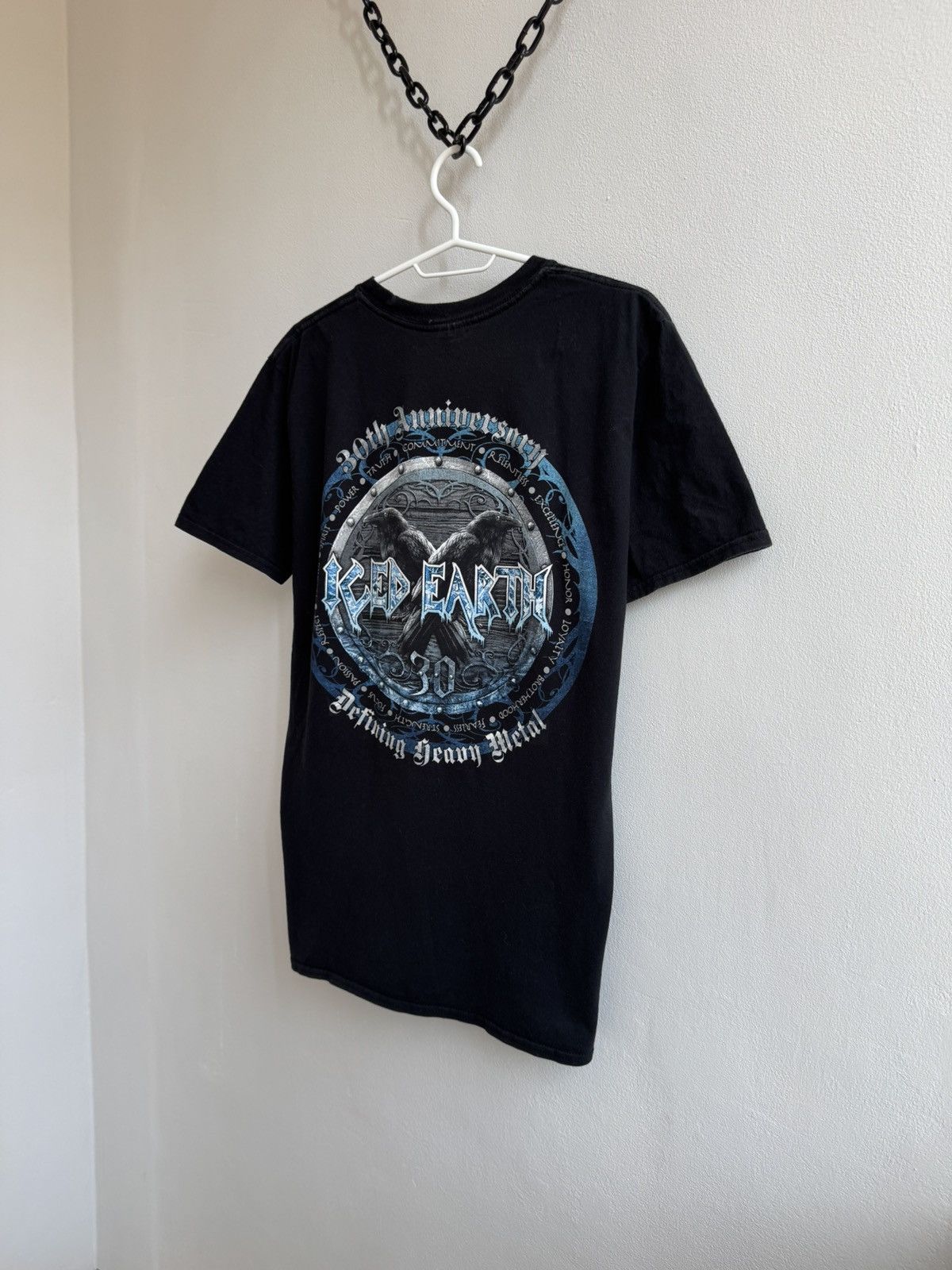 Gildan Iced Earth T Shirt Tee 30th Aniversary Heavy Metal Rock Band Size US L / EU 52-54 / 3 - 11 Thumbnail