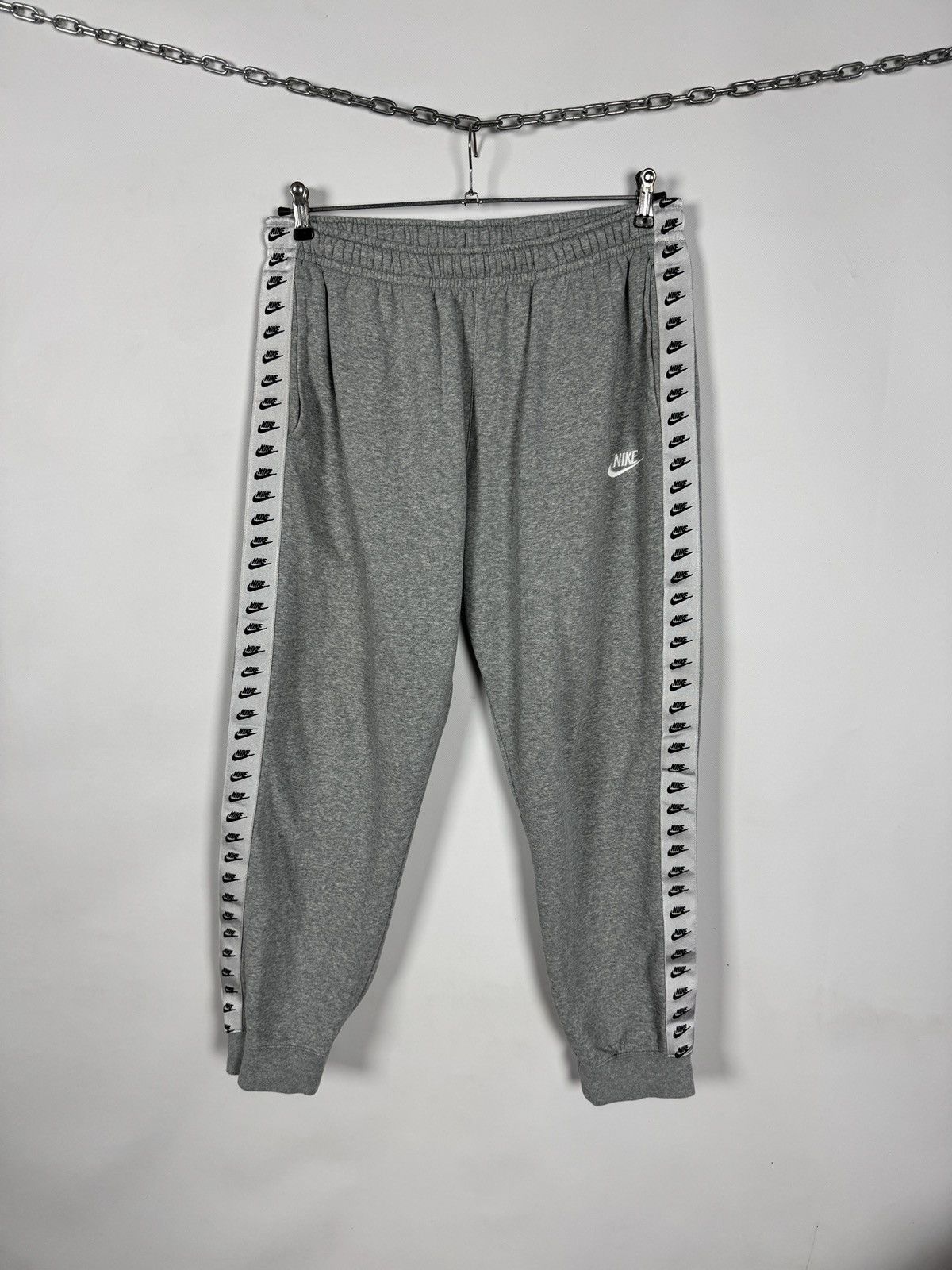 Nike Men’s Nike Tracksuit Set Hoodie Joggers Grey Logo Tape XL Size US XL / EU 56 / 4 - 16 Thumbnail