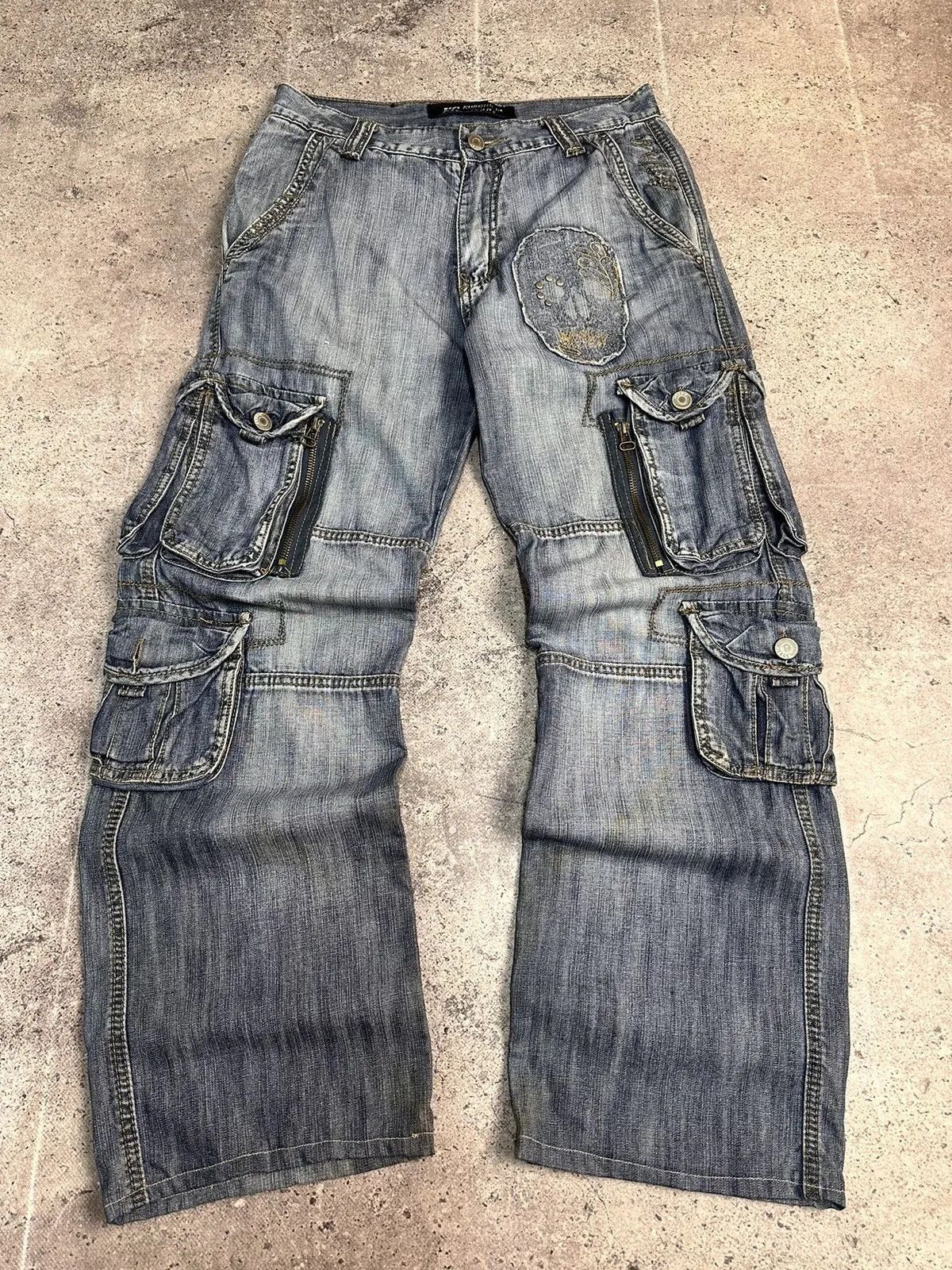 Hysteric Glamour Cargo Pants Baggy LGB Flare Military Style Streetwear Y2K Size US 30 / EU 46 - 2 Thumbnail