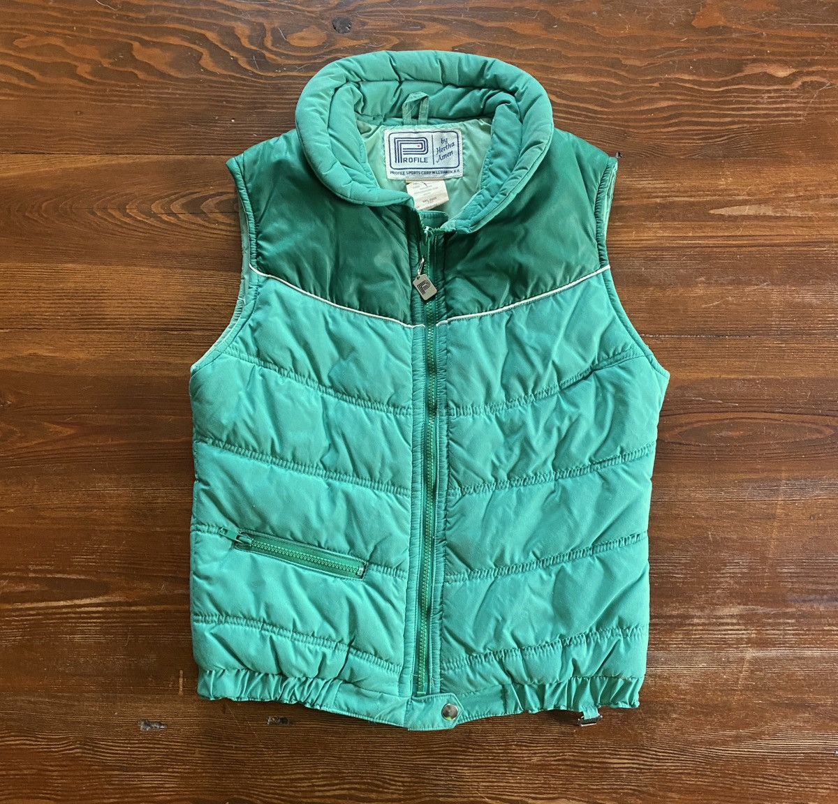 Vintage Vintage 80’s Profile Teal Women’s Ski Vest Size S / US 4 / IT 40 - 1 Thumbnail