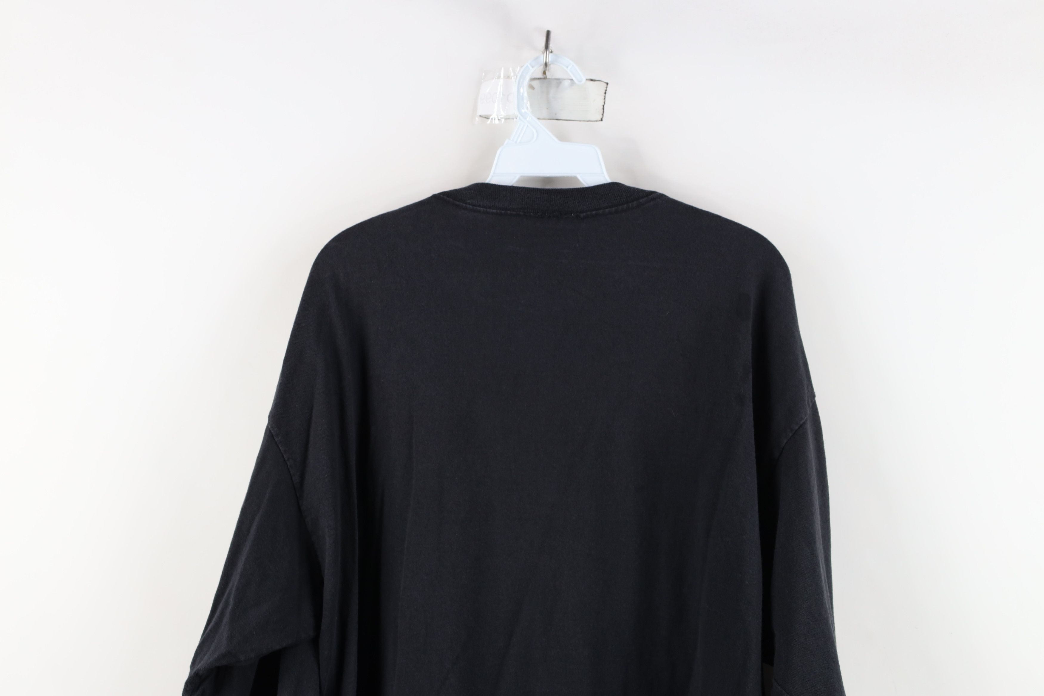 Vintage Vintage 90s Ohio State University Long Sleeve T-Shirt Black Size US XL / EU 56 / 4 - 13 Thumbnail