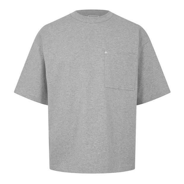 image of Bottega Veneta O1G2R1Mq0324 T-Shirts In Grey, Men's (Size Large)