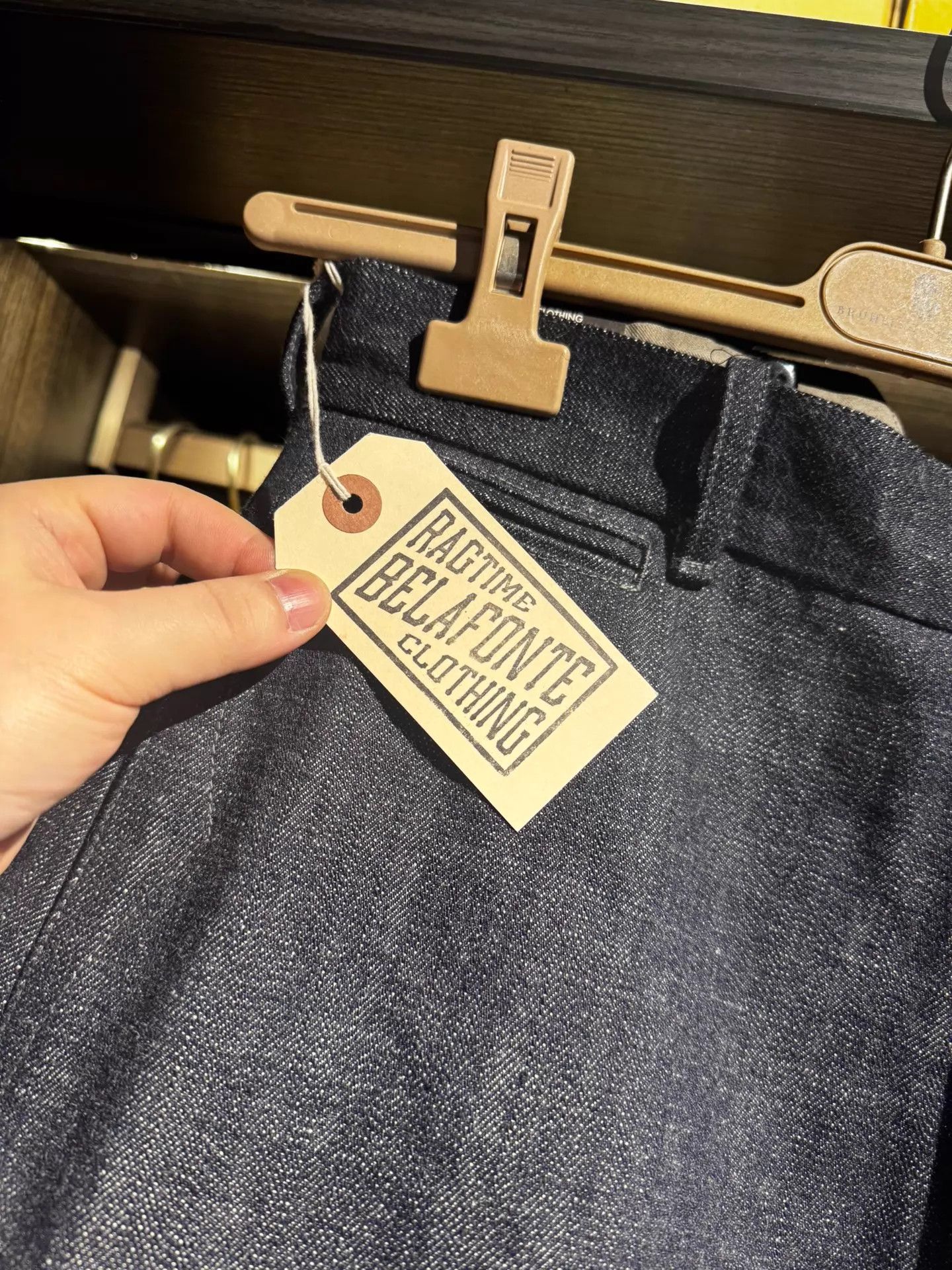 Other RAGTIME HI BACK TROUSERS BUCKLE BACK DENIM Men's Vtg S Size US 30 / EU 46 - 7 Thumbnail