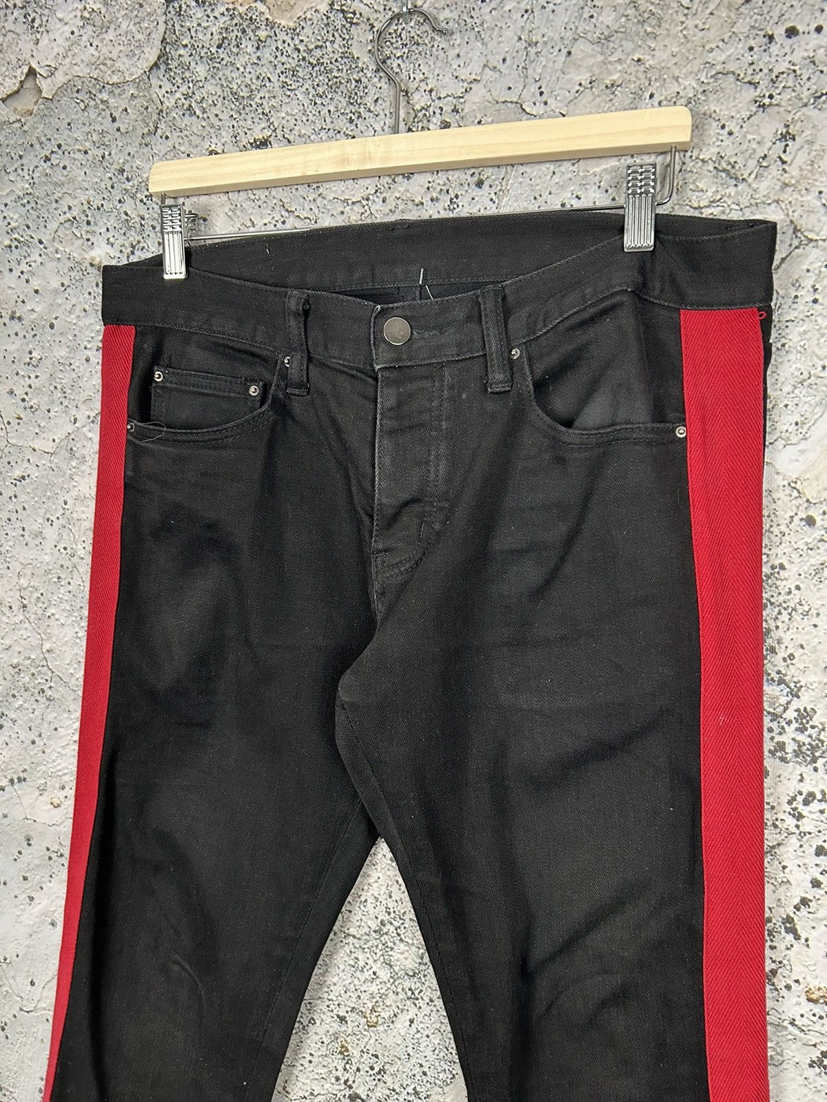 MNML MNML Denim With Stripe Streetwear Vintage Rock Punk Grunge Size US 31 - 3 Thumbnail