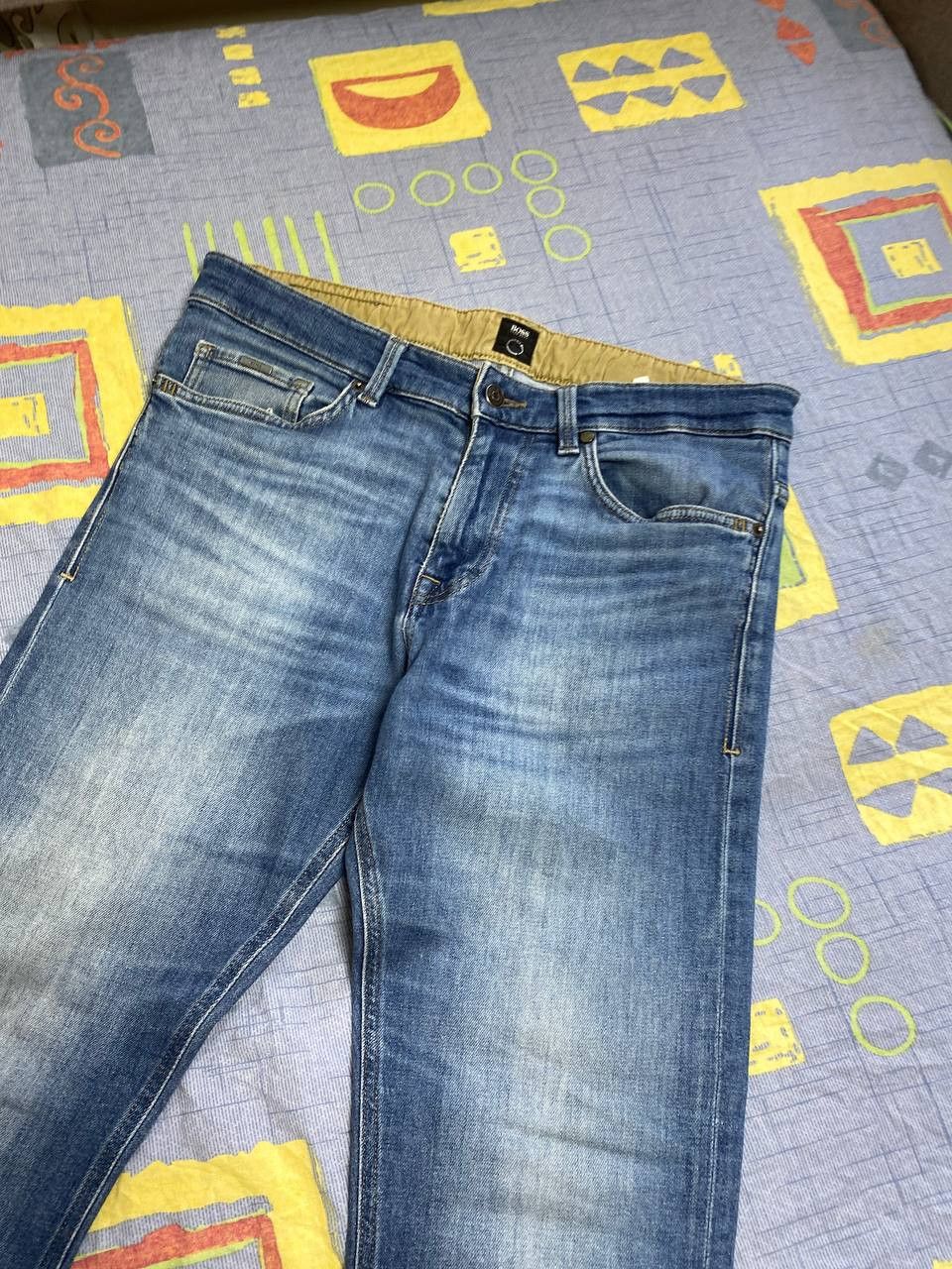 Hugo Boss VINTAGE BAGGY HUGO BOSS FADED DENIM JEANS Size US 32 / EU 48 - 5 Thumbnail