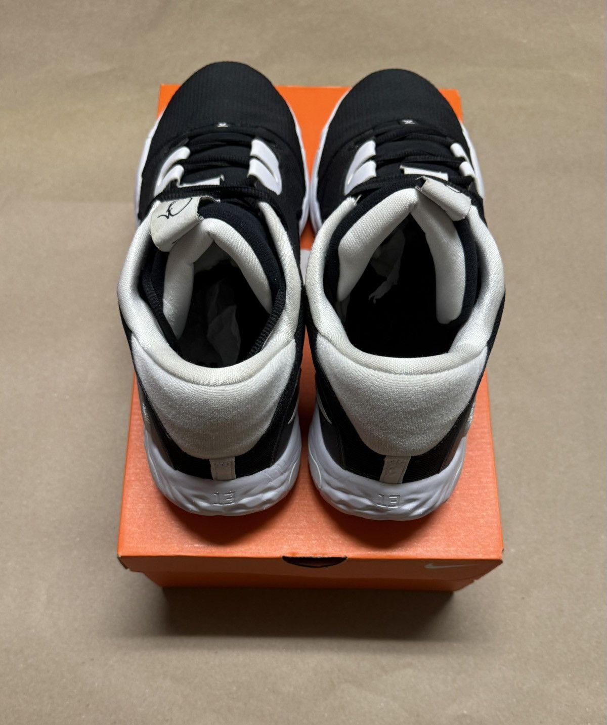 Nike Nike PG 6 TB Promo Black White Mens size 14 Basketball Shoes Size US 14 / EU 47 - 4 Thumbnail